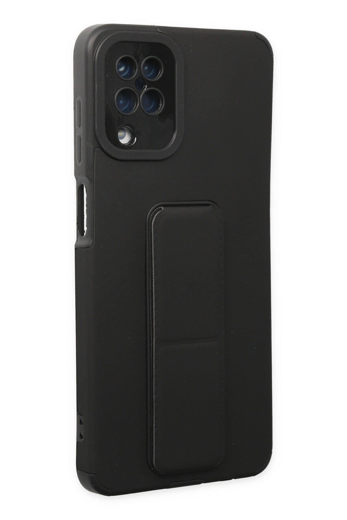 Newface Samsung Galaxy A12 Kılıf First Silikon - Siyah