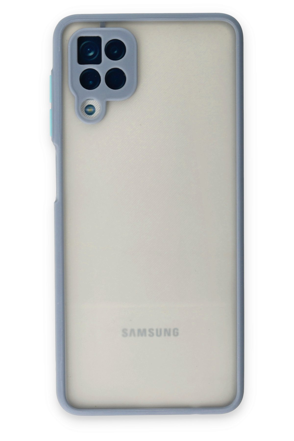 Newface Samsung Galaxy A12 Kılıf Zuma Kartvizitli Yüzüklü Silikon - Lacivert
