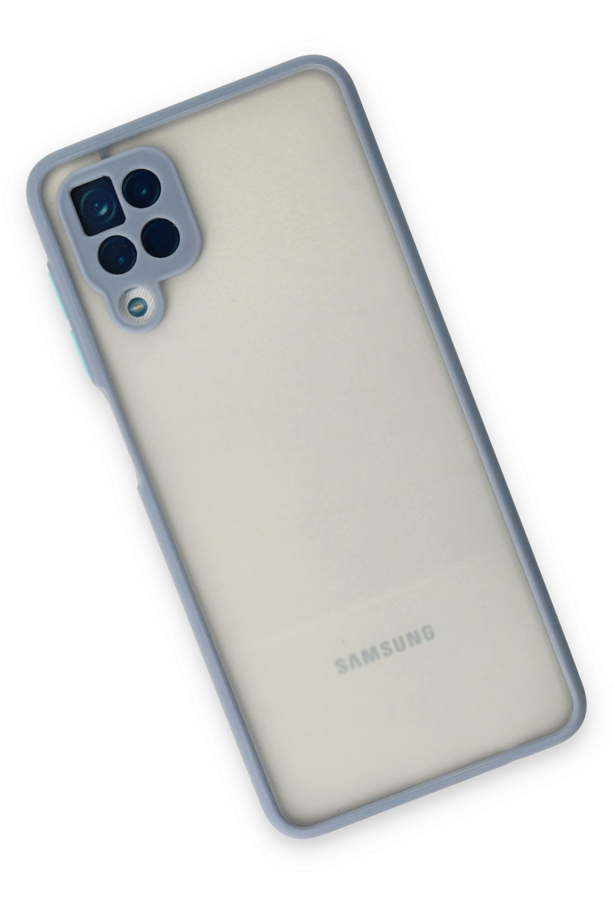 Newface Samsung Galaxy A12 Kılıf Zuma Kartvizitli Yüzüklü Silikon - Siyah