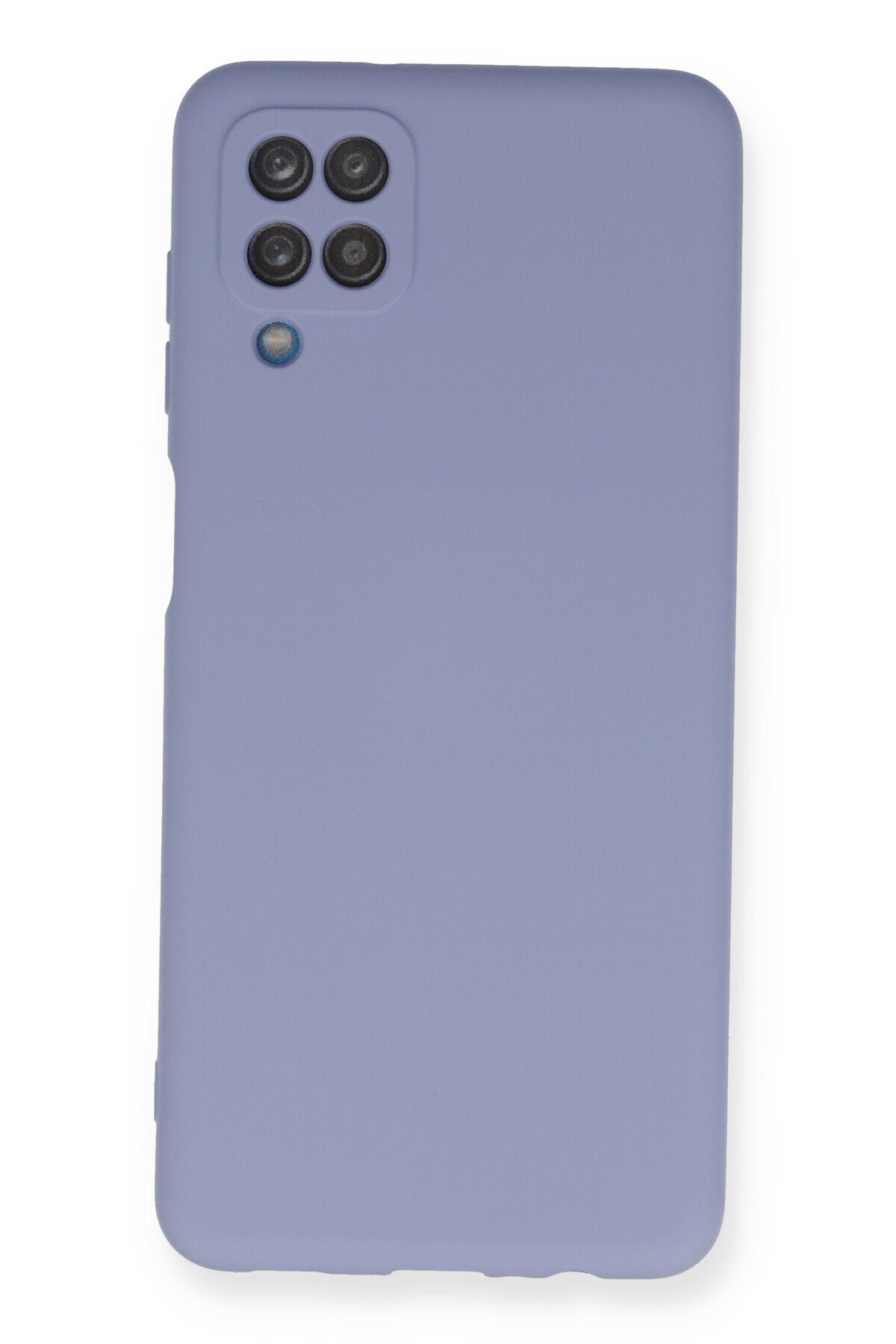 Newface Samsung Galaxy M12 Kılıf Palm Buzlu Kamera Sürgülü Silikon - Siyah