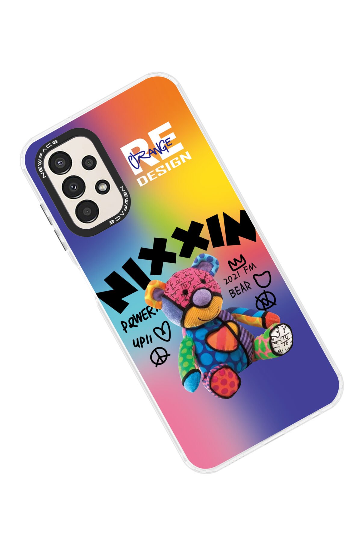 Newface Samsung Galaxy A13 4G Kılıf Mirror Desenli Kapak - Mirror - 4