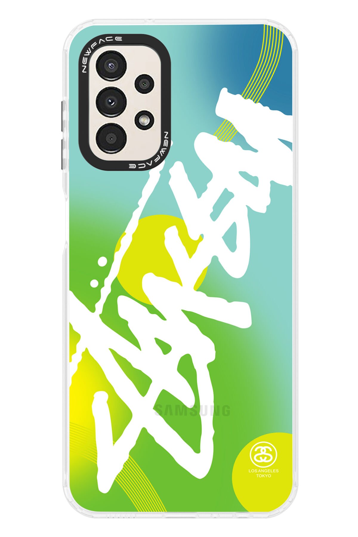 Newface Samsung Galaxy A13 4G Kılıf Pars Lens Yüzüklü Silikon - Lacivert