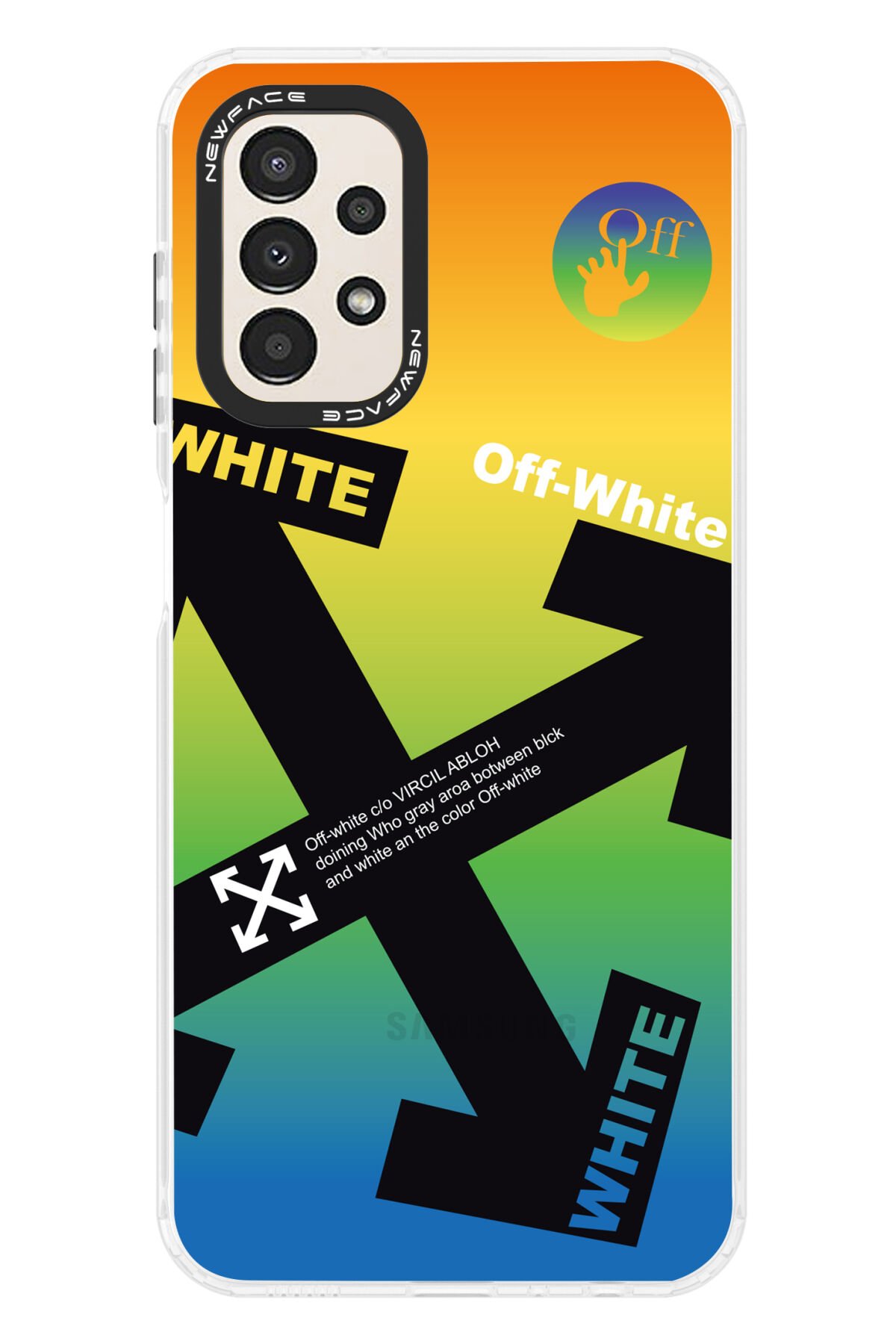 Newface Samsung Galaxy A13 4G Kılıf Kelvin Kartvizitli Silikon - Siyah