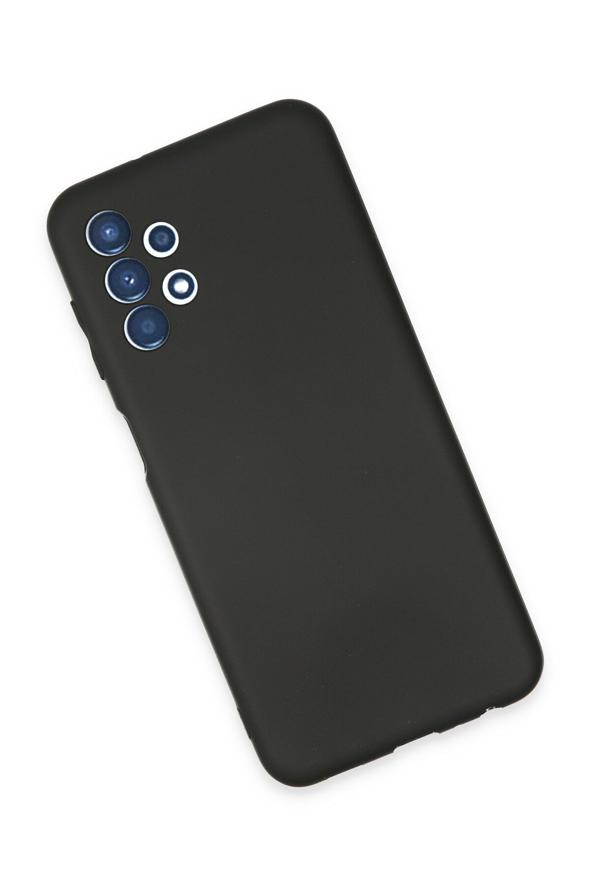 Newface Samsung Galaxy A13 4G Kılıf Glass Kapak - Beyaz