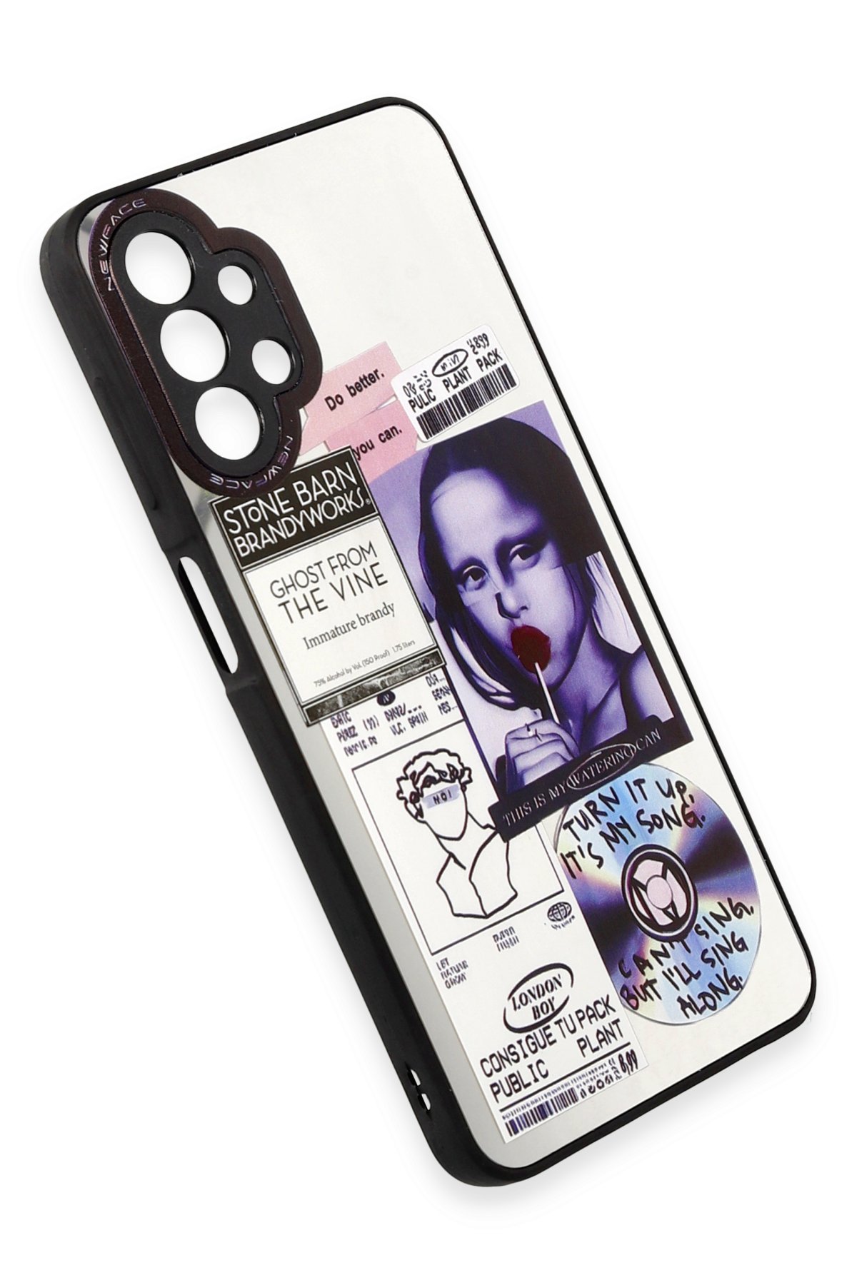 Newface Samsung Galaxy A13 4G Kılıf Esila Silikon - Kırmızı