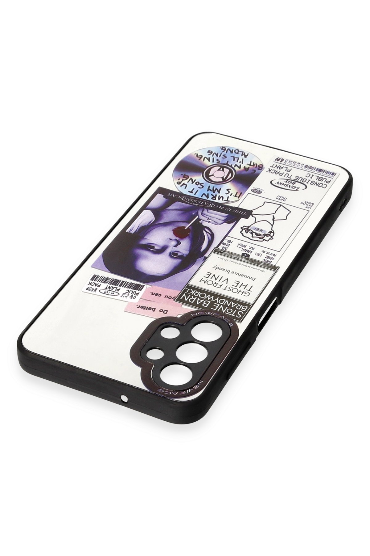 Newface Samsung Galaxy A13 4G Kılıf Esila Silikon - Kırmızı