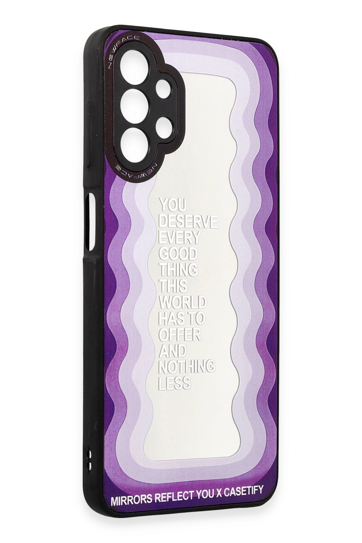 Newface Samsung Galaxy A13 4G Kılıf Mirror Desenli Kapak - Mirror - 4