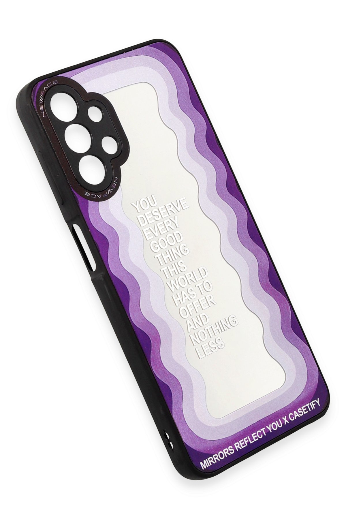 Newface Samsung Galaxy A13 4G Kılıf Mirror Desenli Kapak - Mirror - 4