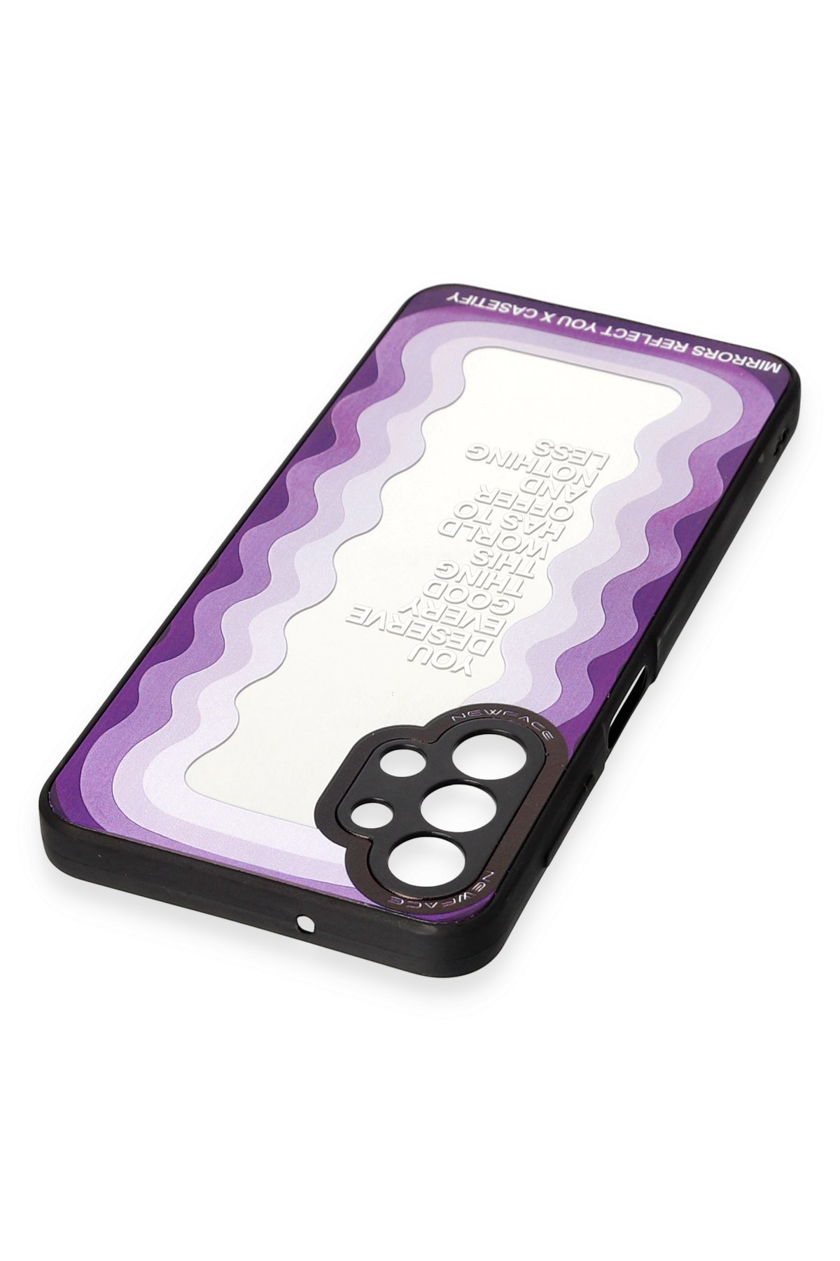 Newface Samsung Galaxy A13 4G Kılıf Mirror Desenli Kapak - Mirror - 4