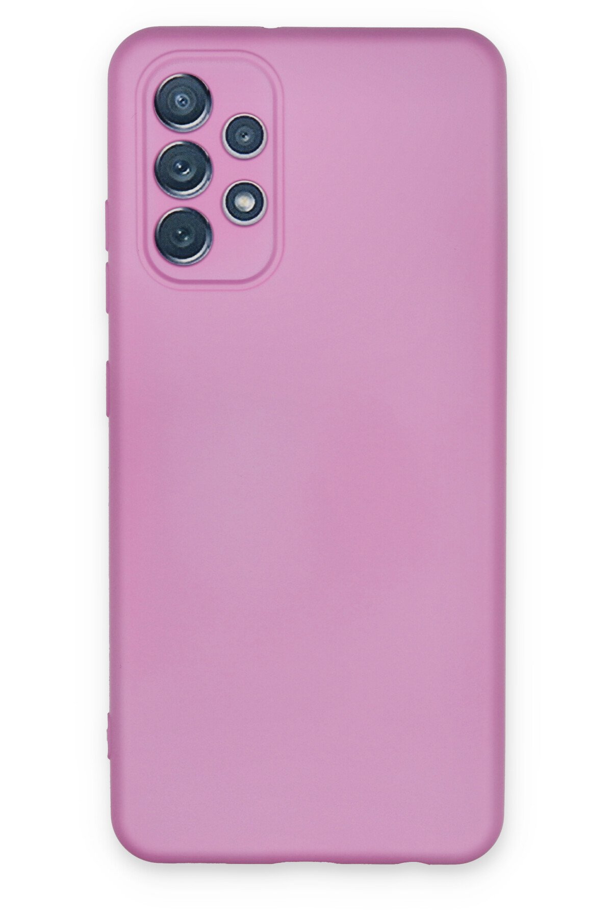 Newface Samsung Galaxy A13 4G Kılıf Volet Silikon - Kırmızı