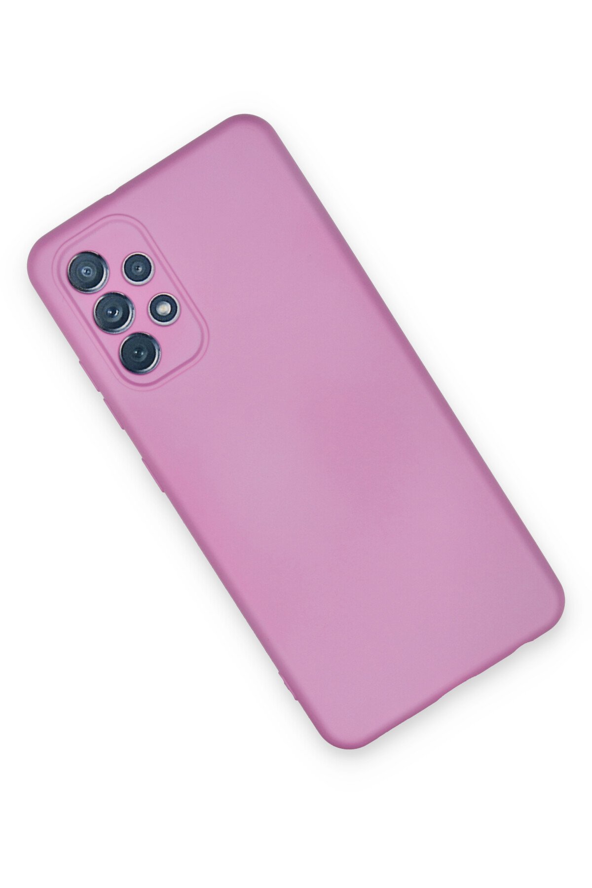 Newface Samsung Galaxy A13 4G Kılıf Volet Silikon - Kırmızı