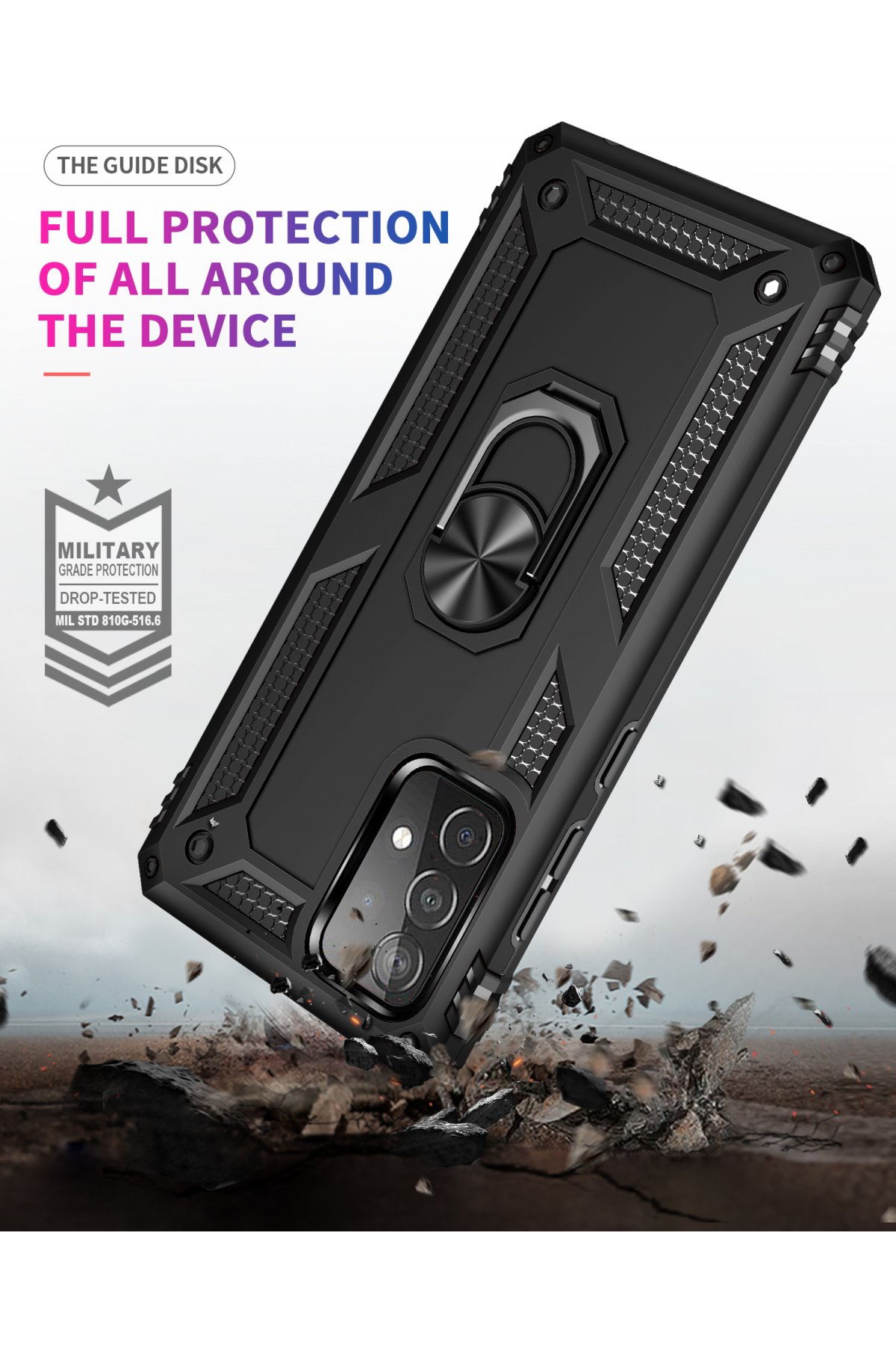 Newface Samsung Galaxy A13 4G Kılıf Liva Lens Silikon - Siyah