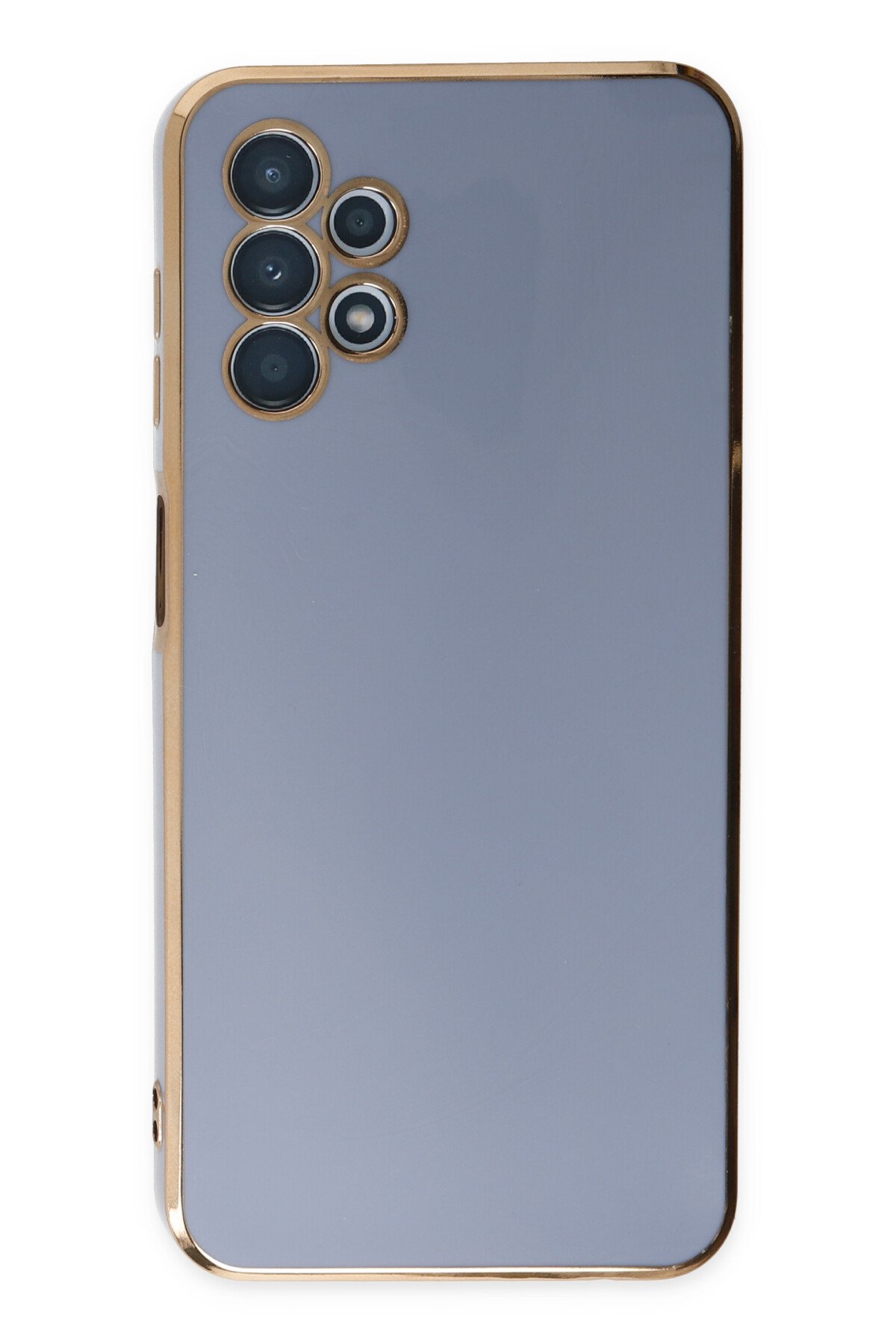 Newface Samsung Galaxy A13 4G Kılıf Montreal Yüzüklü Silikon Kapak - Siyah