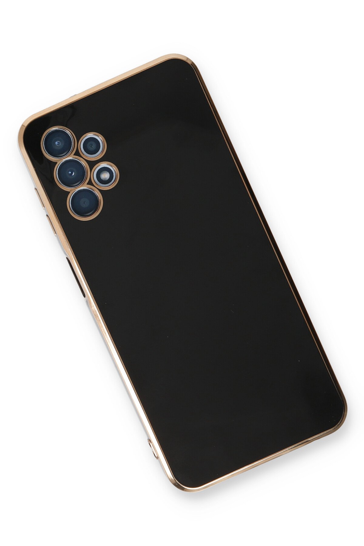 Newface Samsung Galaxy A13 4G Kılıf Volet Silikon - Siyah