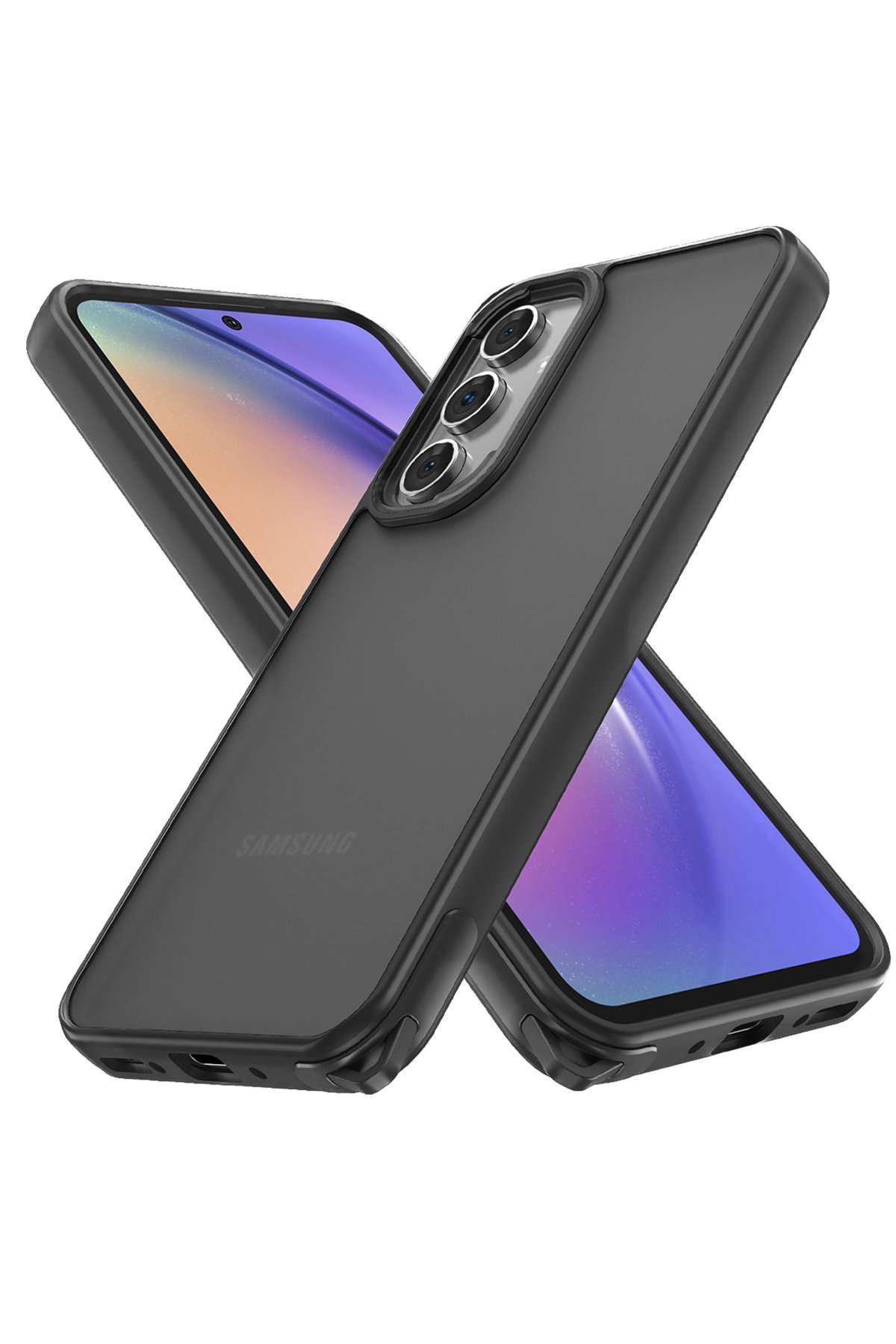 Newface Samsung Galaxy A14 4G Kılıf Esila Silikon - Kırmızı