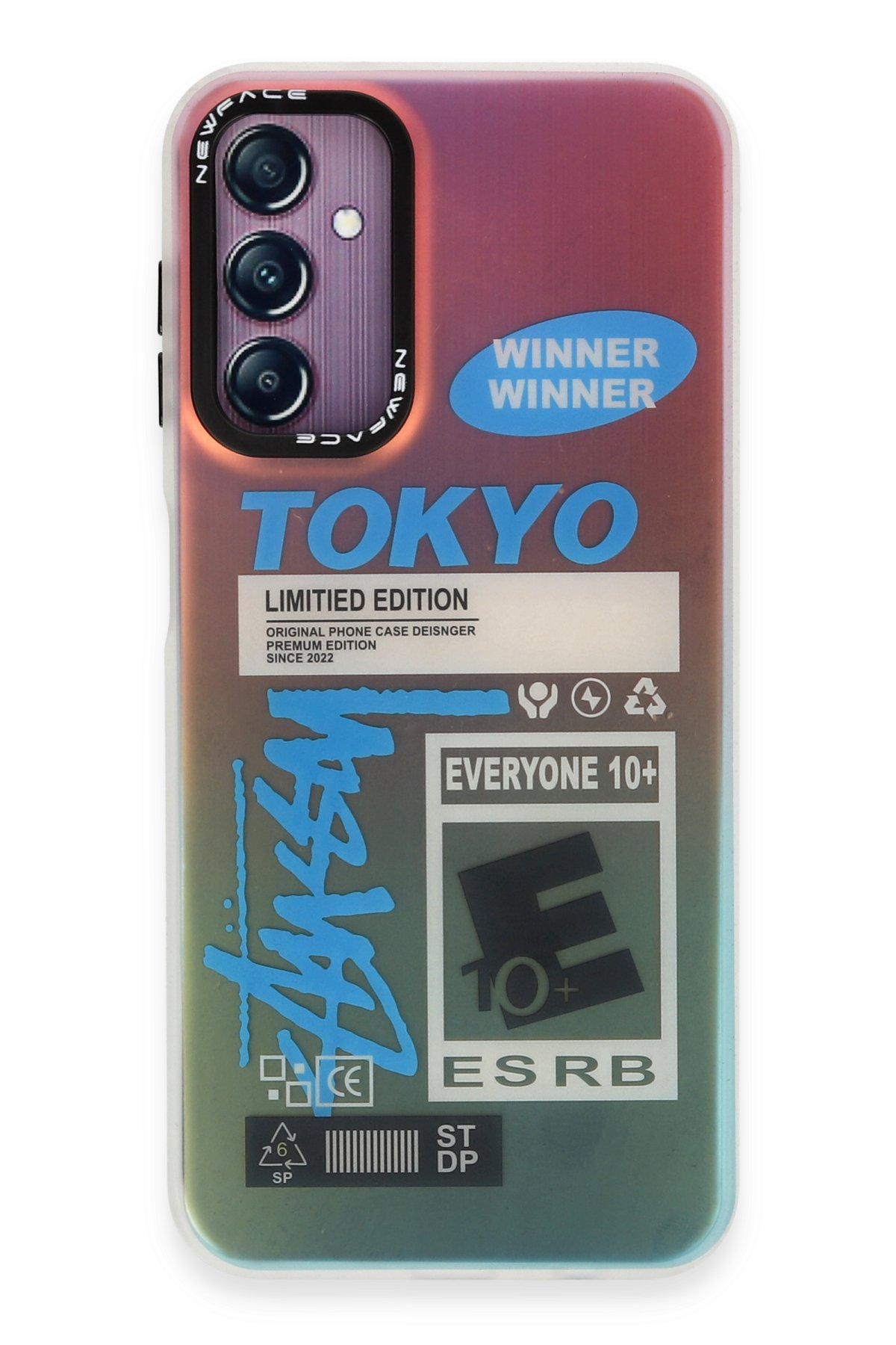 Newface Samsung Galaxy A14 4G Kılıf Kelvin Kartvizitli Silikon - Siyah