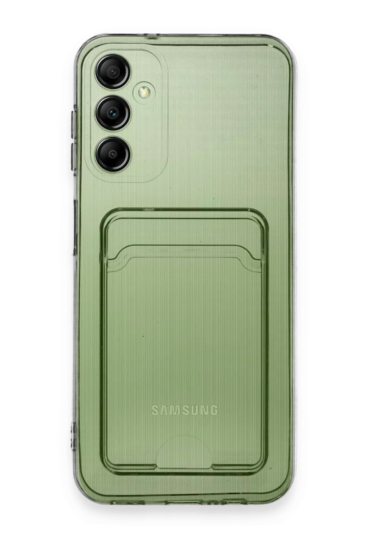 Newface Samsung Galaxy A14 4G Kılıf Volet Silikon - Kırmızı