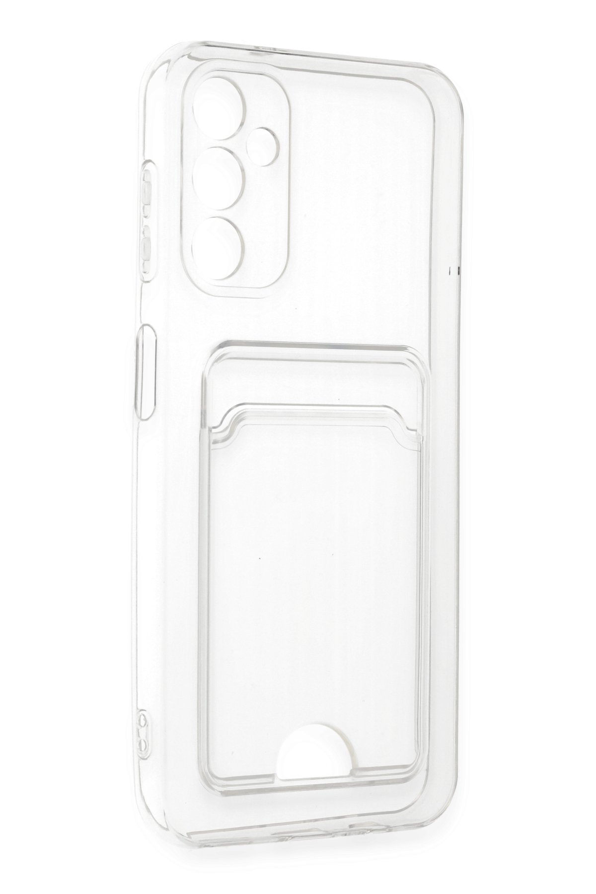 Newface Samsung Galaxy A14 4G Kılıf Volet Silikon - Kırmızı