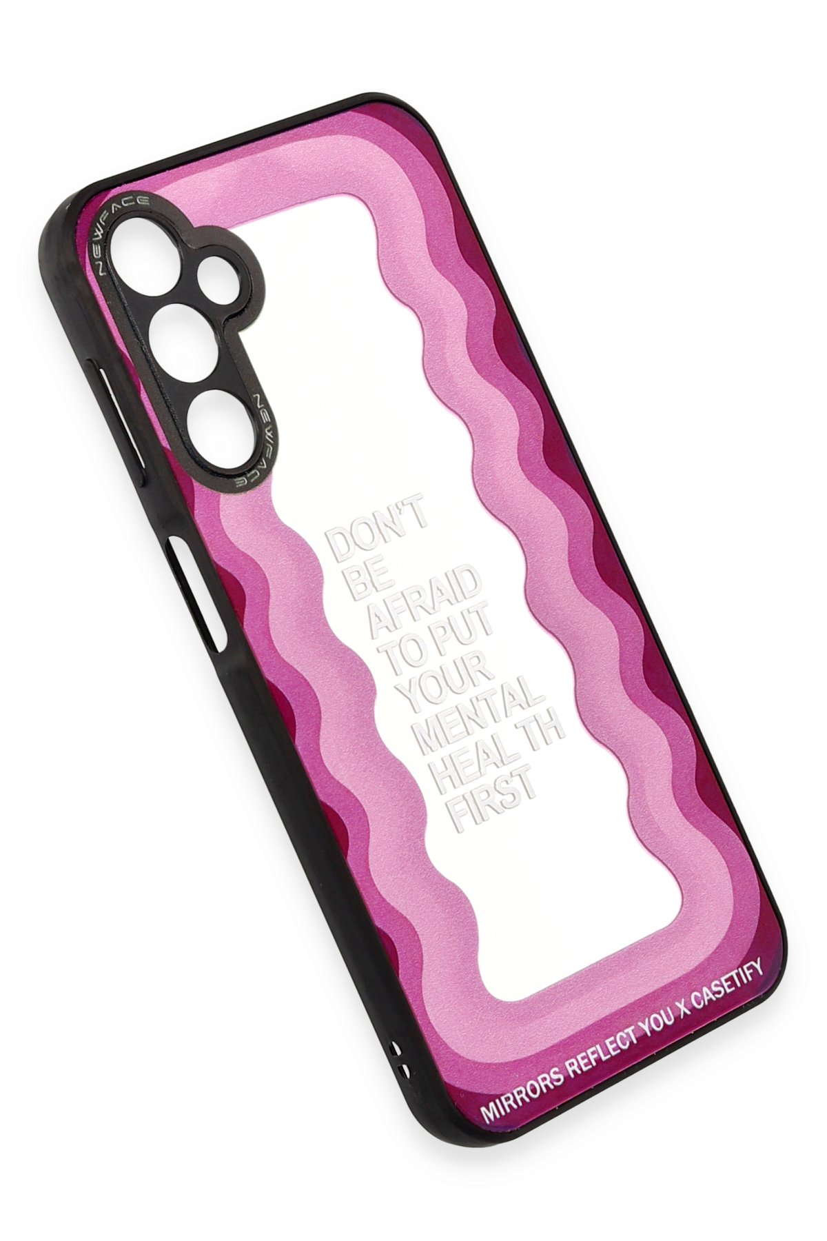 Newface Samsung Galaxy A14 4G Kılıf Mirror Desenli Kapak - Mirror - 15