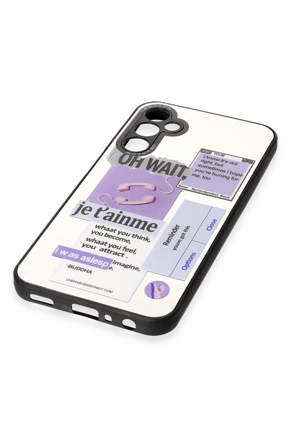 Newface Samsung Galaxy A14 4G Kılıf Mirror Desenli Kapak - Mirror - 9