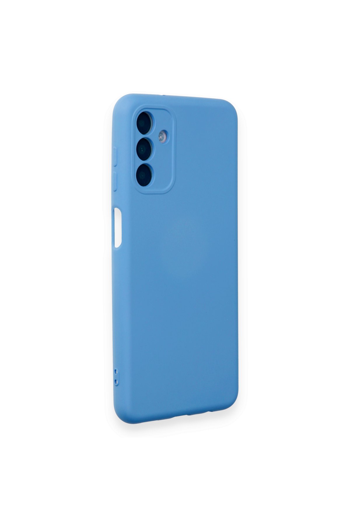 Newface Samsung Galaxy A14 4G Kılıf Nano içi Kadife Silikon - Mavi