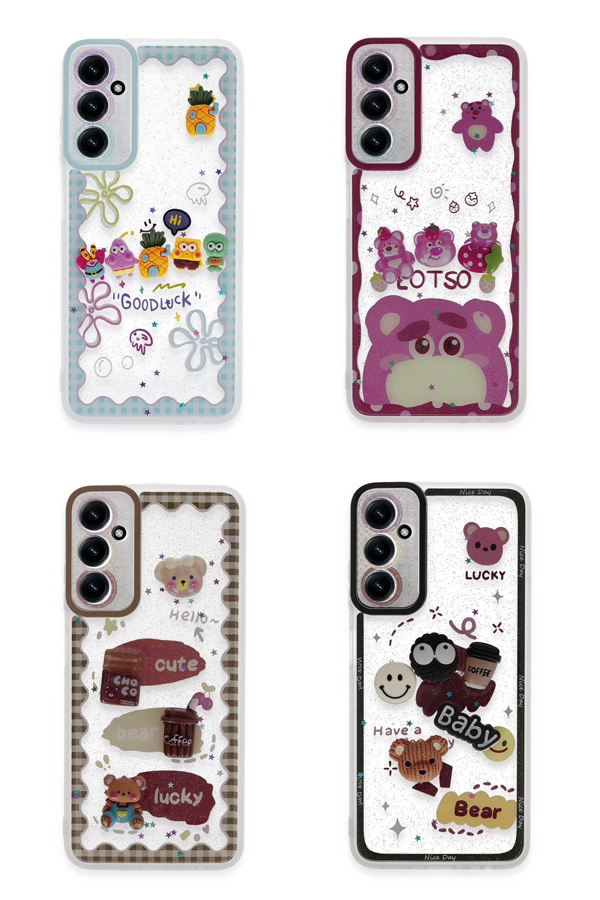 Newface Samsung Galaxy A14 4G Kılıf Mirror Desenli Kapak - Mirror - 2