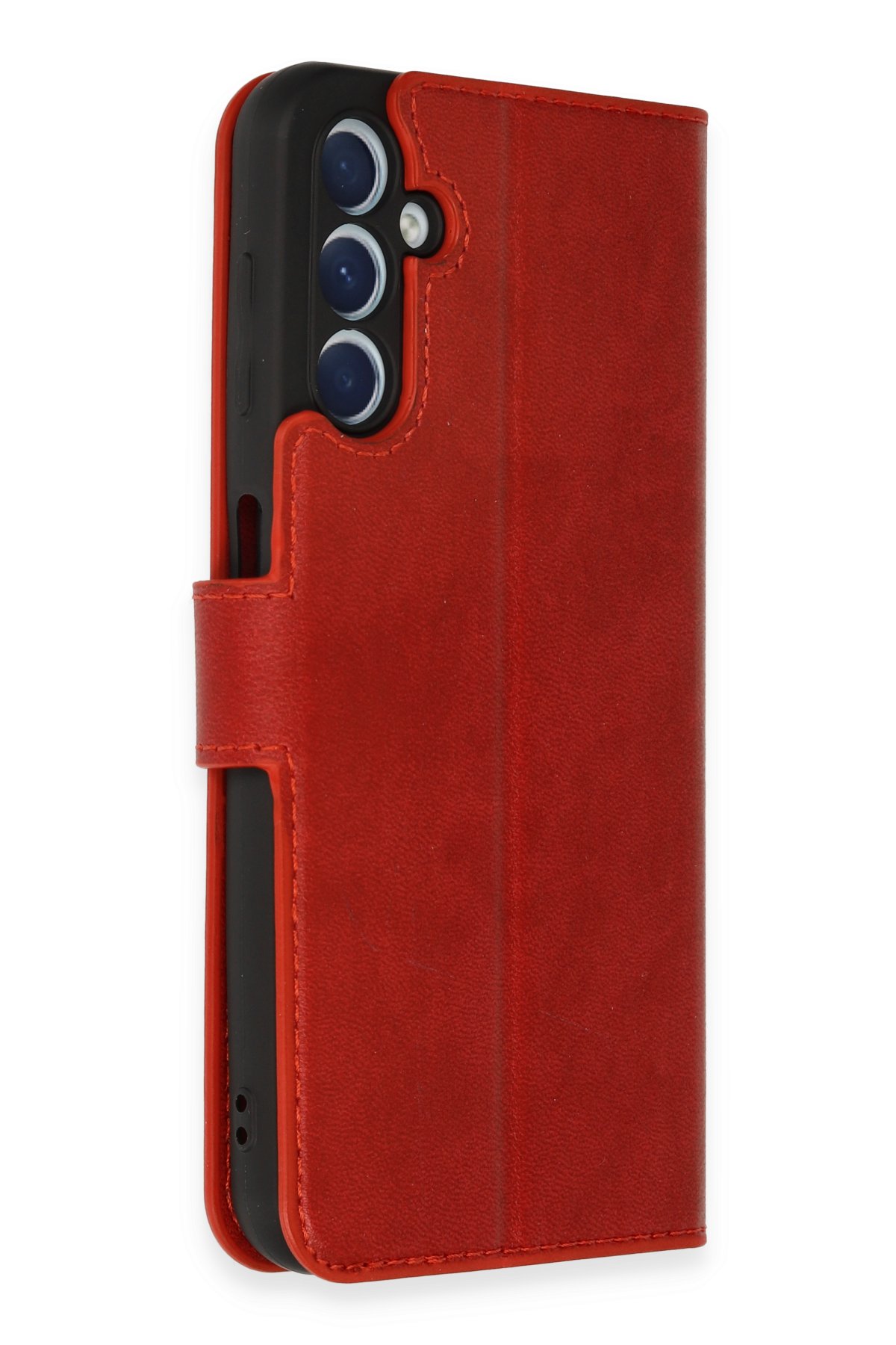 Newface Samsung Galaxy A14 4G Kılıf Nano içi Kadife Silikon - Kırmızı