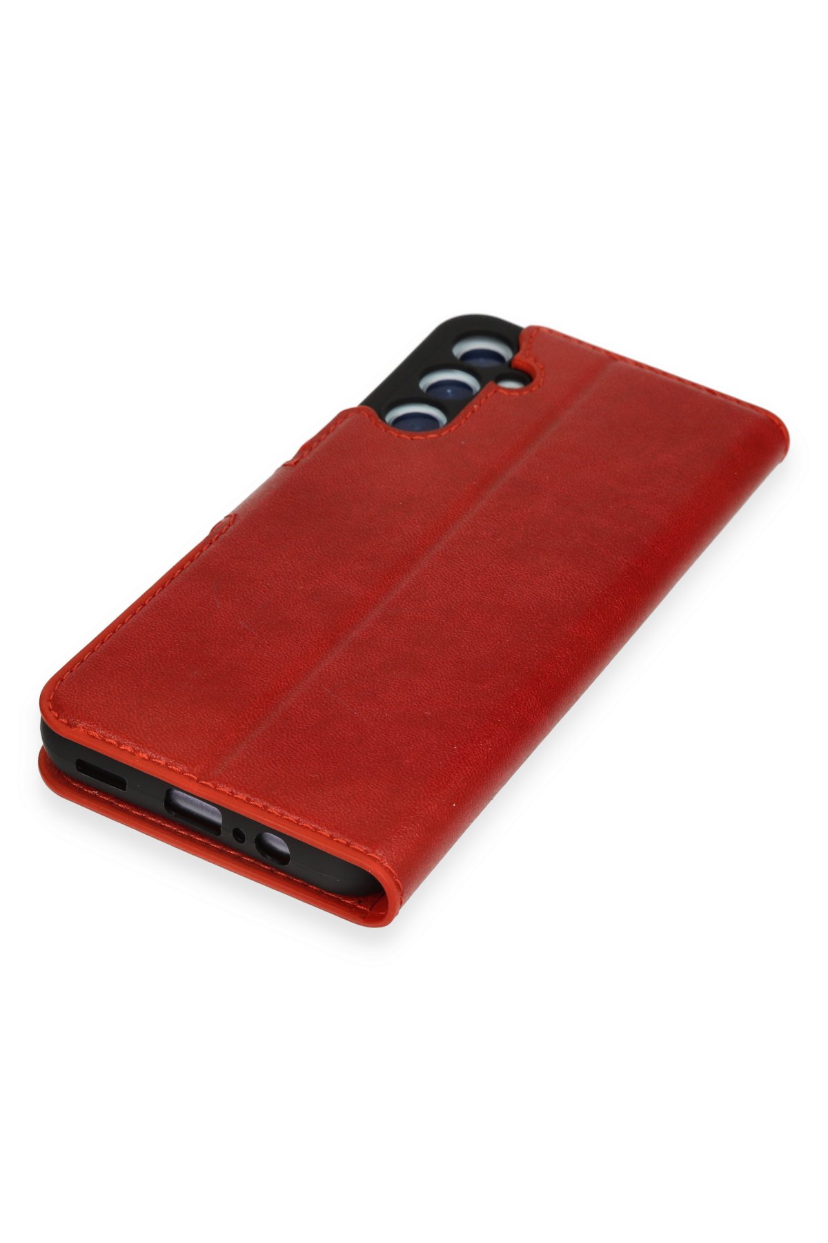 Newface Samsung Galaxy A14 4G Kılıf Nano içi Kadife Silikon - Kırmızı