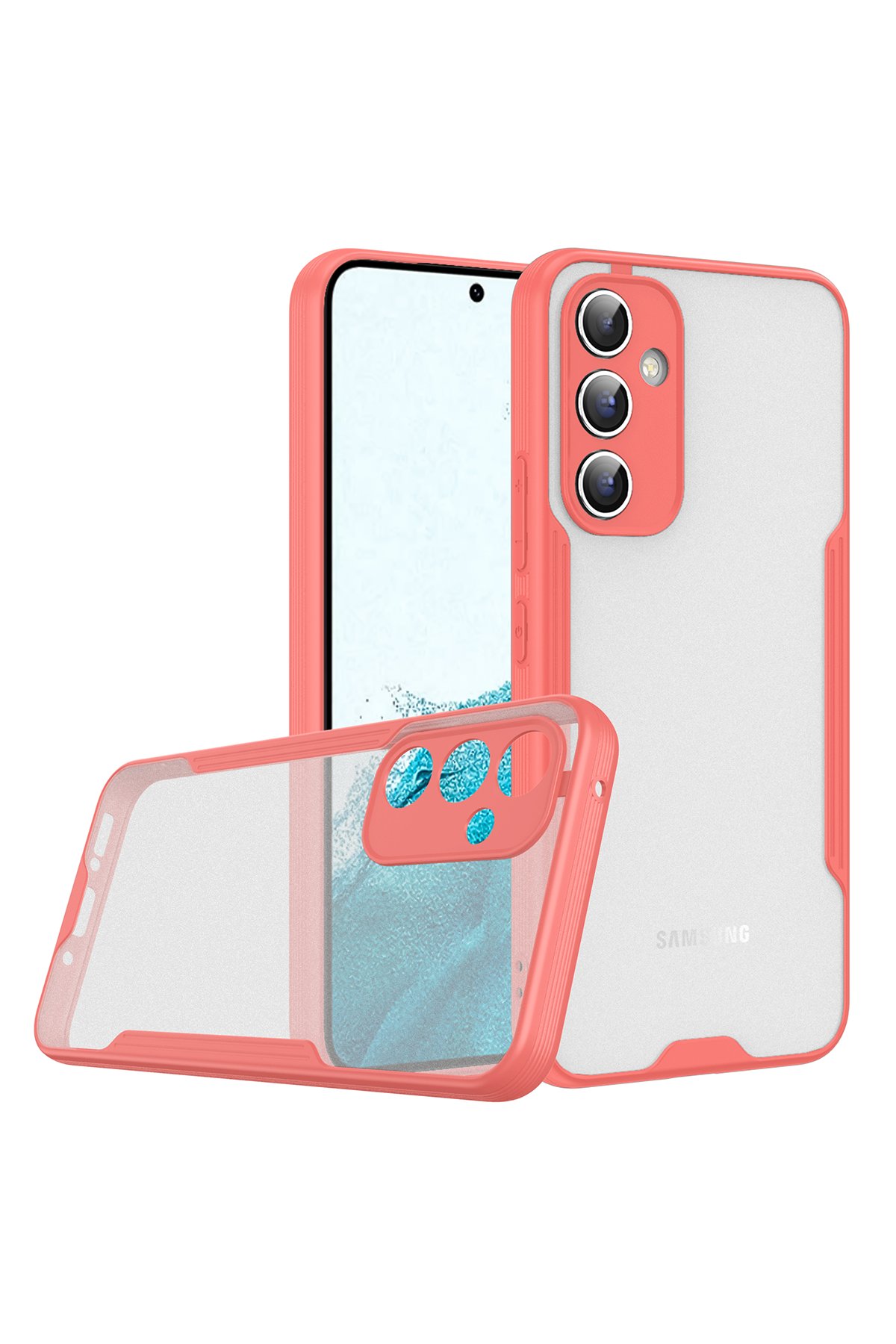 Newface Samsung Galaxy A14 4G Kılıf Dora Kapak - Haki Yeşil