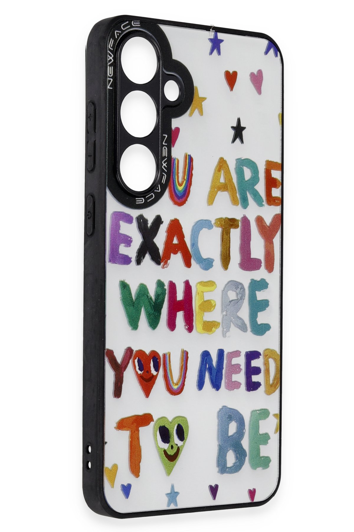 Newface Samsung Galaxy A15 4G Kılıf First Silikon - Siyah