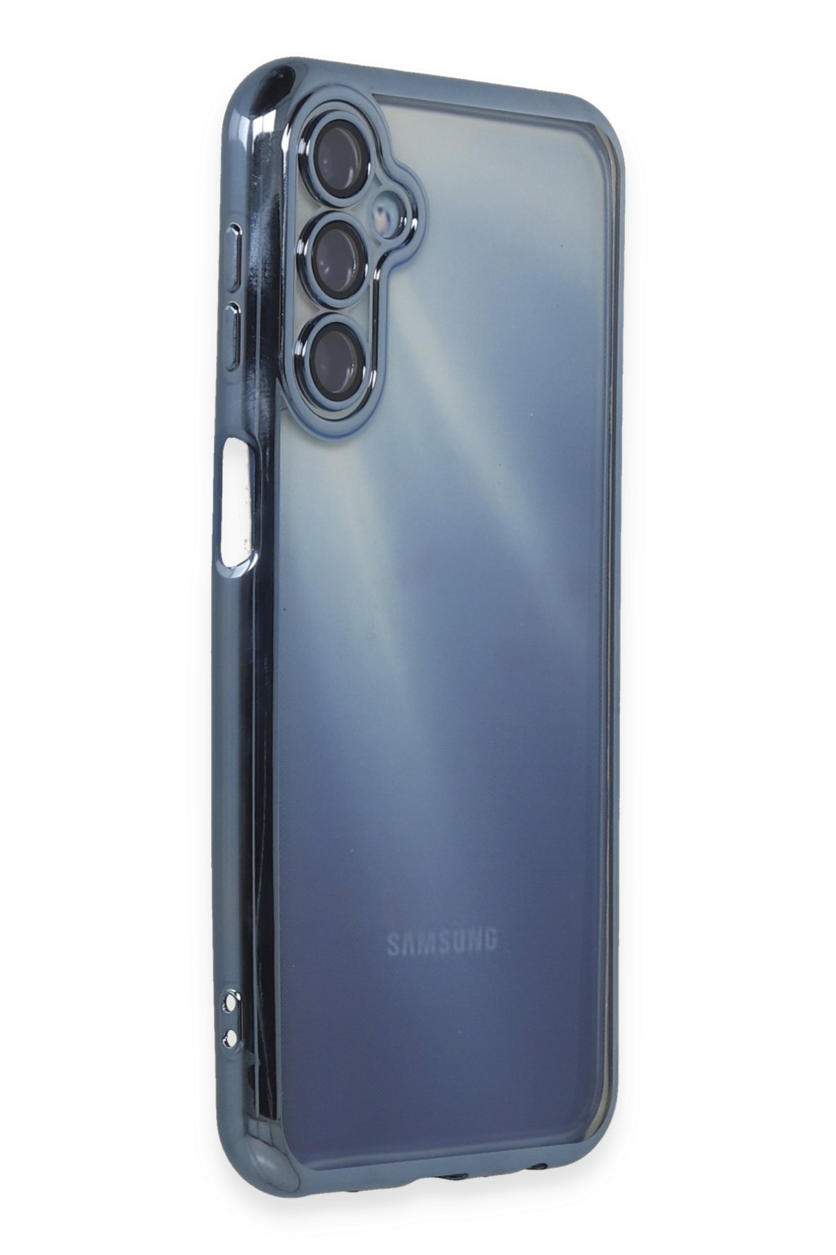 Newface Samsung Galaxy A15 4G Kılıf Boyi Silikon Kapak - Siyah