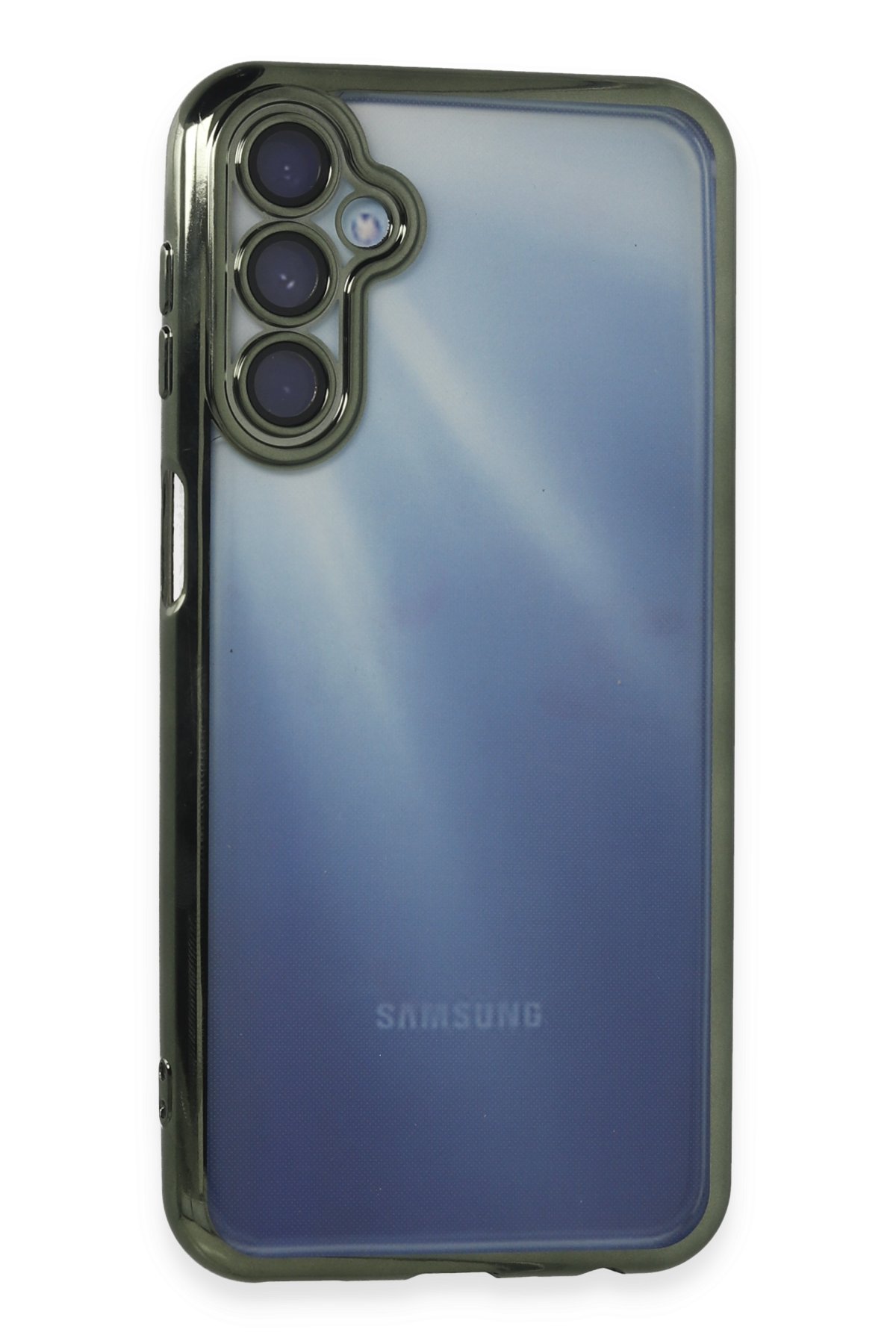 Newface Samsung Galaxy A15 4G Kılıf Volet Silikon - Siyah