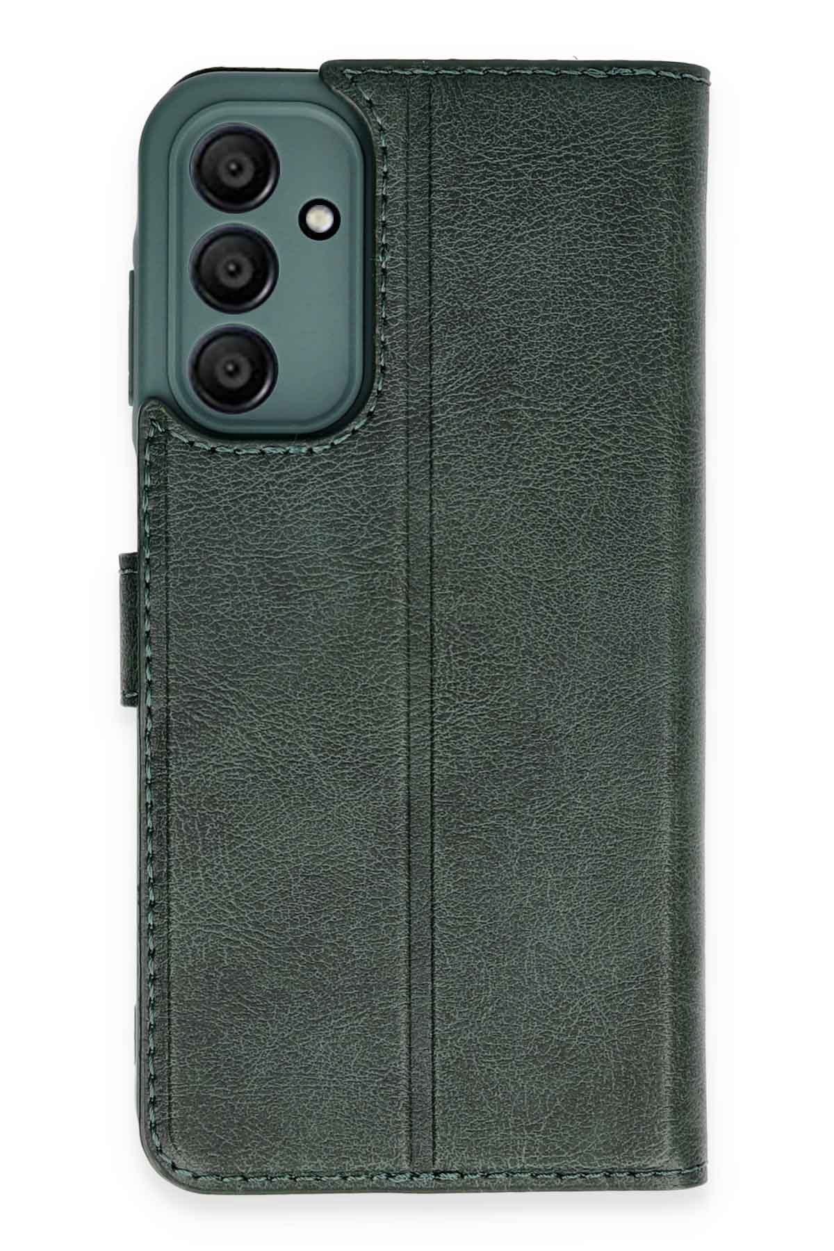 Newface Samsung Galaxy A15 4G Kılıf Pars Lens Yüzüklü Silikon - Kırmızı