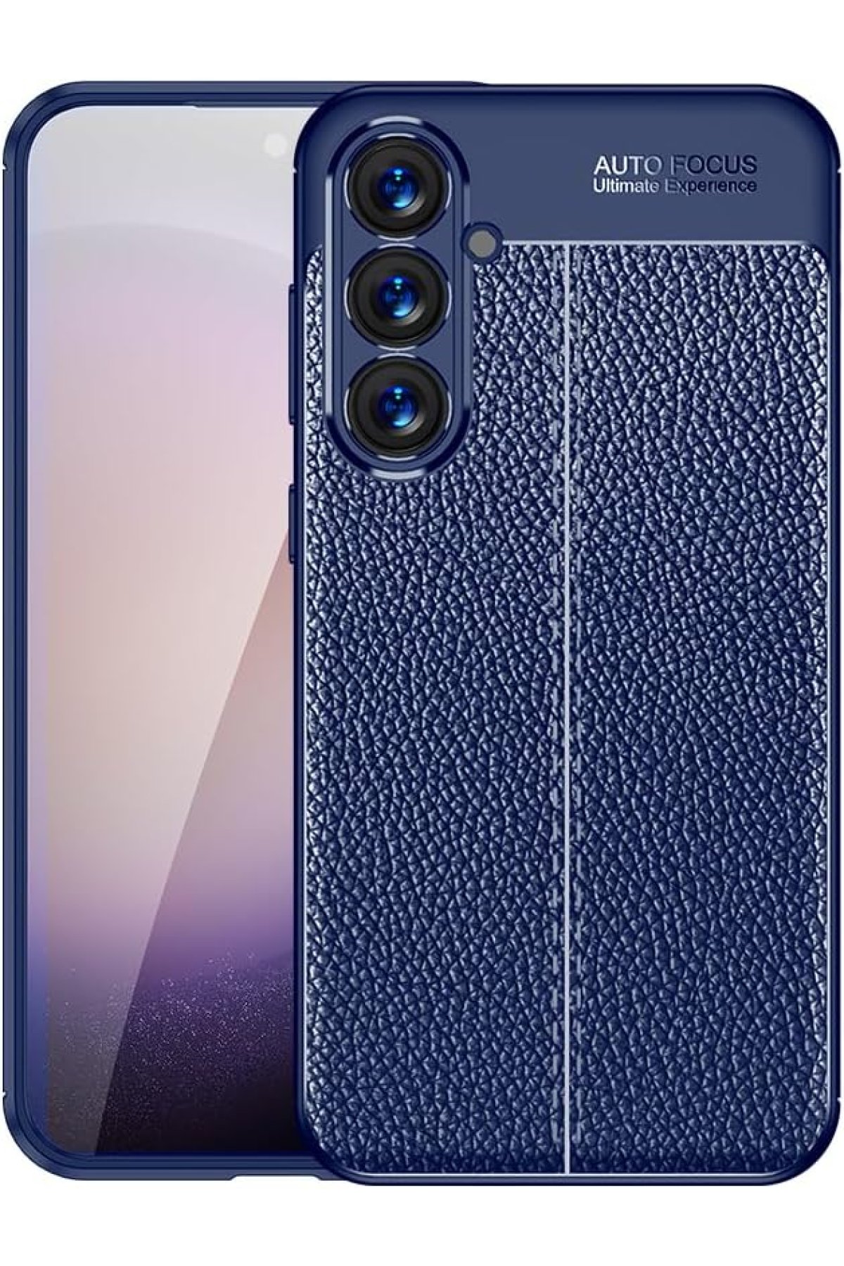 Newface Samsung Galaxy A16 5G Kılıf Aras Deri Kapak - Kırmızı