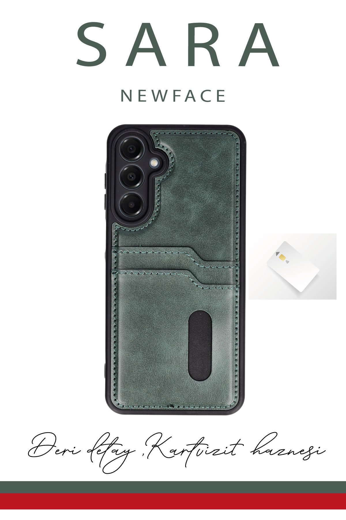 Newface Samsung Galaxy A16 5G Kılıf First Silikon - Kırmızı