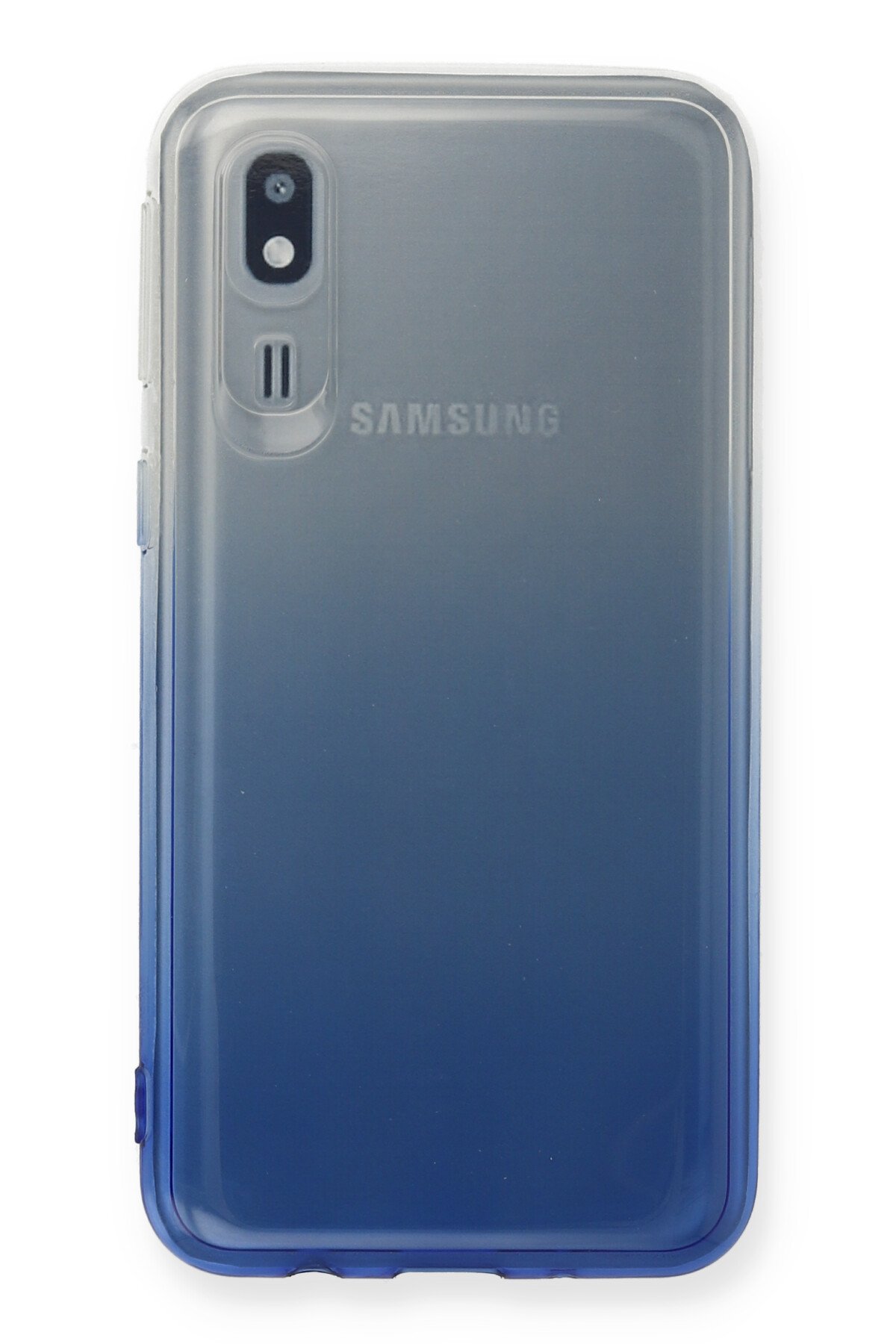 Newface Samsung Galaxy A2 Core Kılıf Lüx Çift Renkli Silikon - Sarı