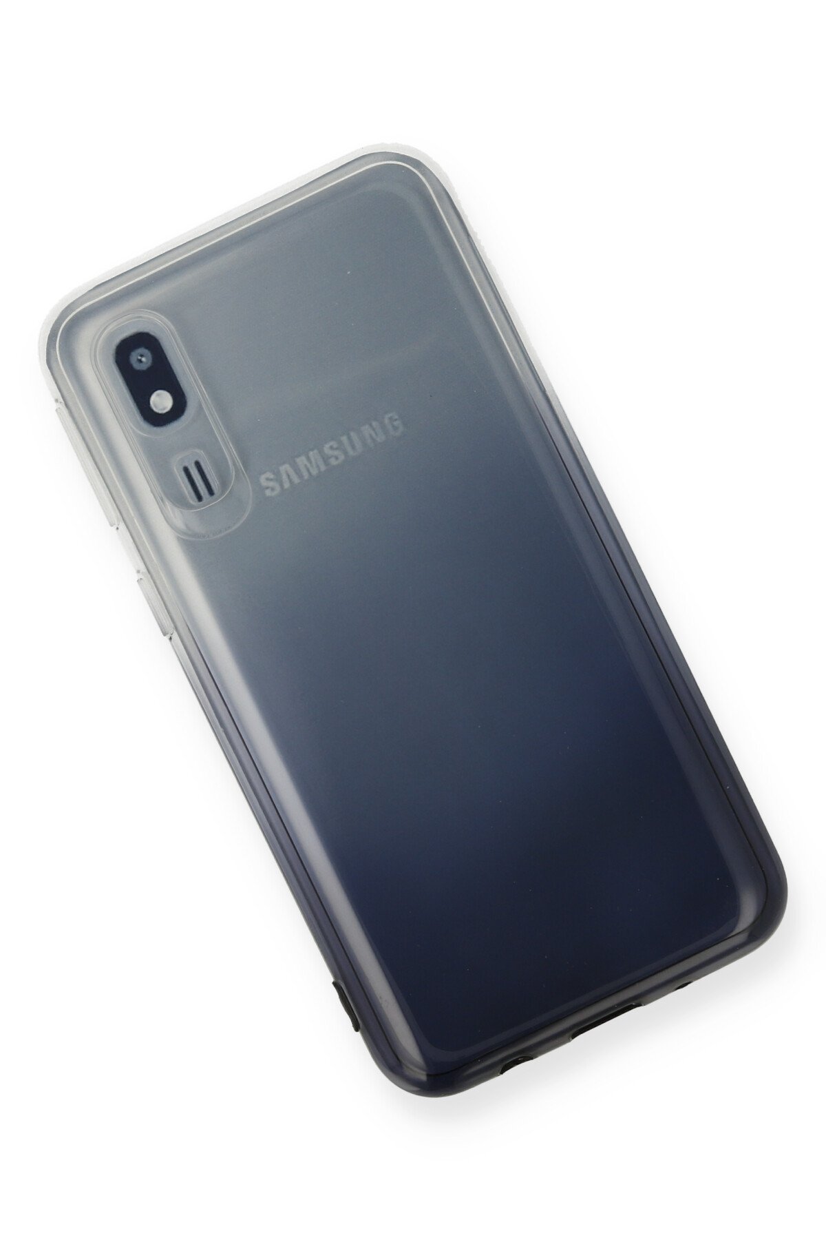 Newface Samsung Galaxy A2 Core Kılıf Lüx Çift Renkli Silikon - Turkuaz