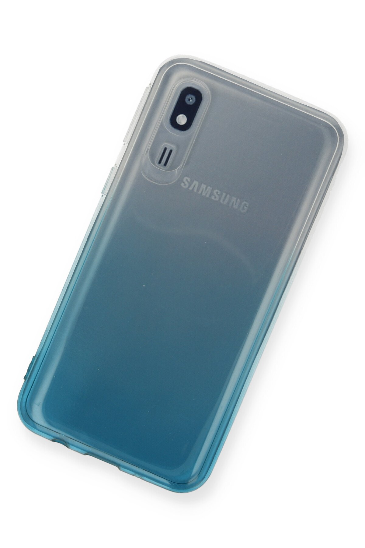 Newface Samsung Galaxy A2 Core Kılıf Lüx Çift Renkli Silikon - Pembe