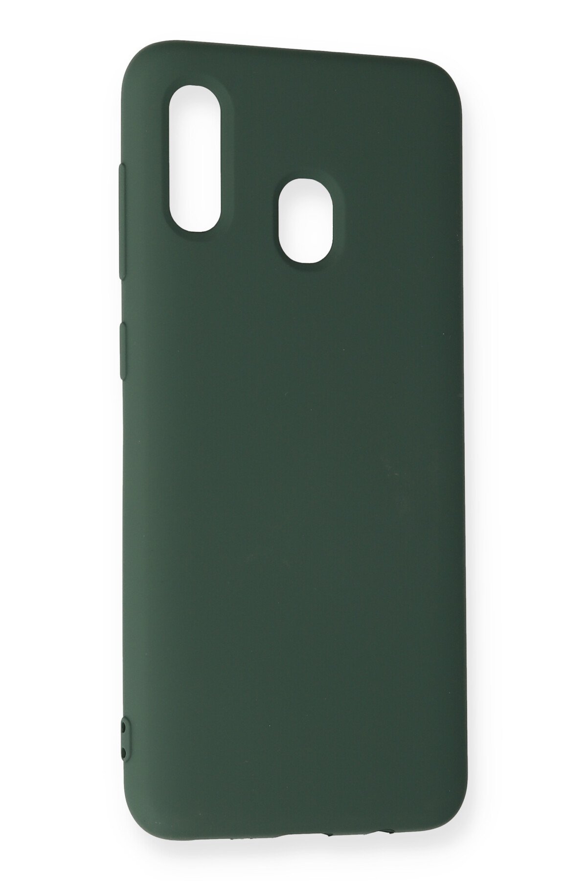 Newface Samsung Galaxy A20 Kılıf Nano içi Kadife Silikon - Pudra