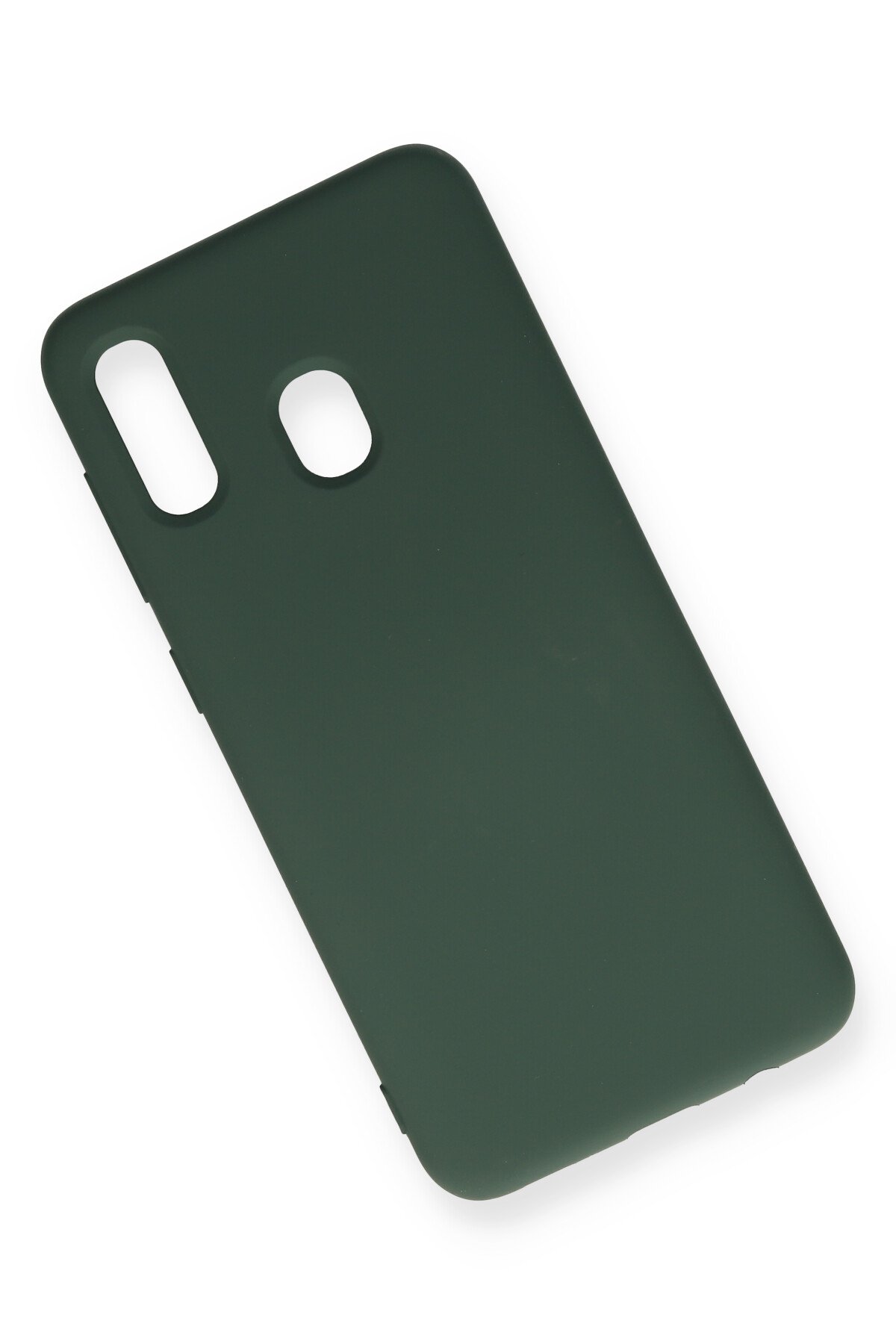 Newface Samsung Galaxy A20 Kılıf Nano içi Kadife Silikon - Pudra