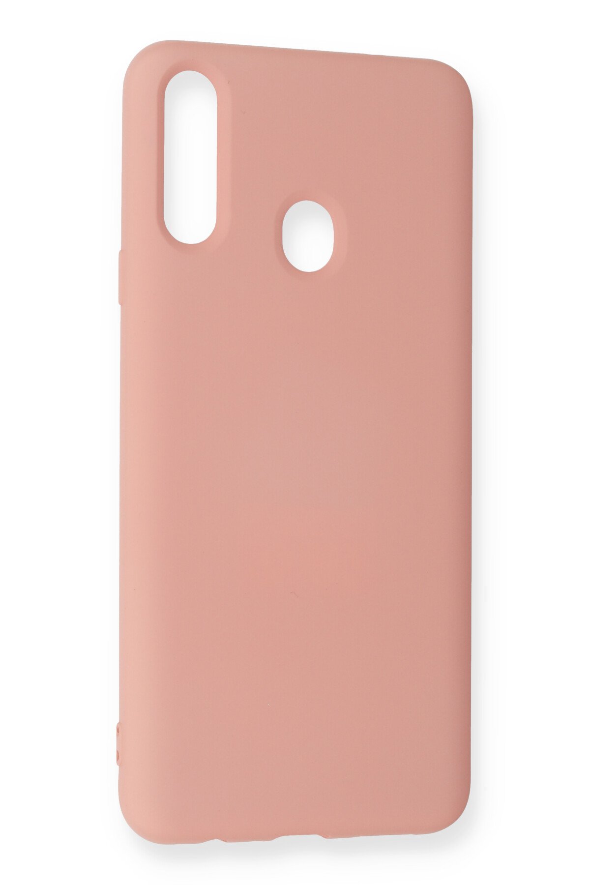 Newface Samsung Galaxy A20S Kılıf Yele Silikon Kapak - Koyu Kahve