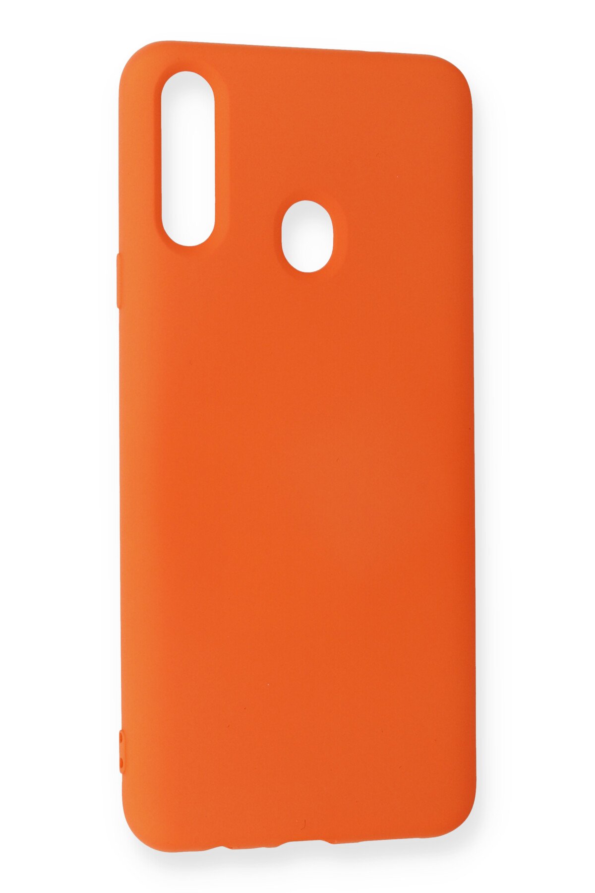 Newface Samsung Galaxy A20S Kılıf Yele Silikon Kapak - Koyu Kahve