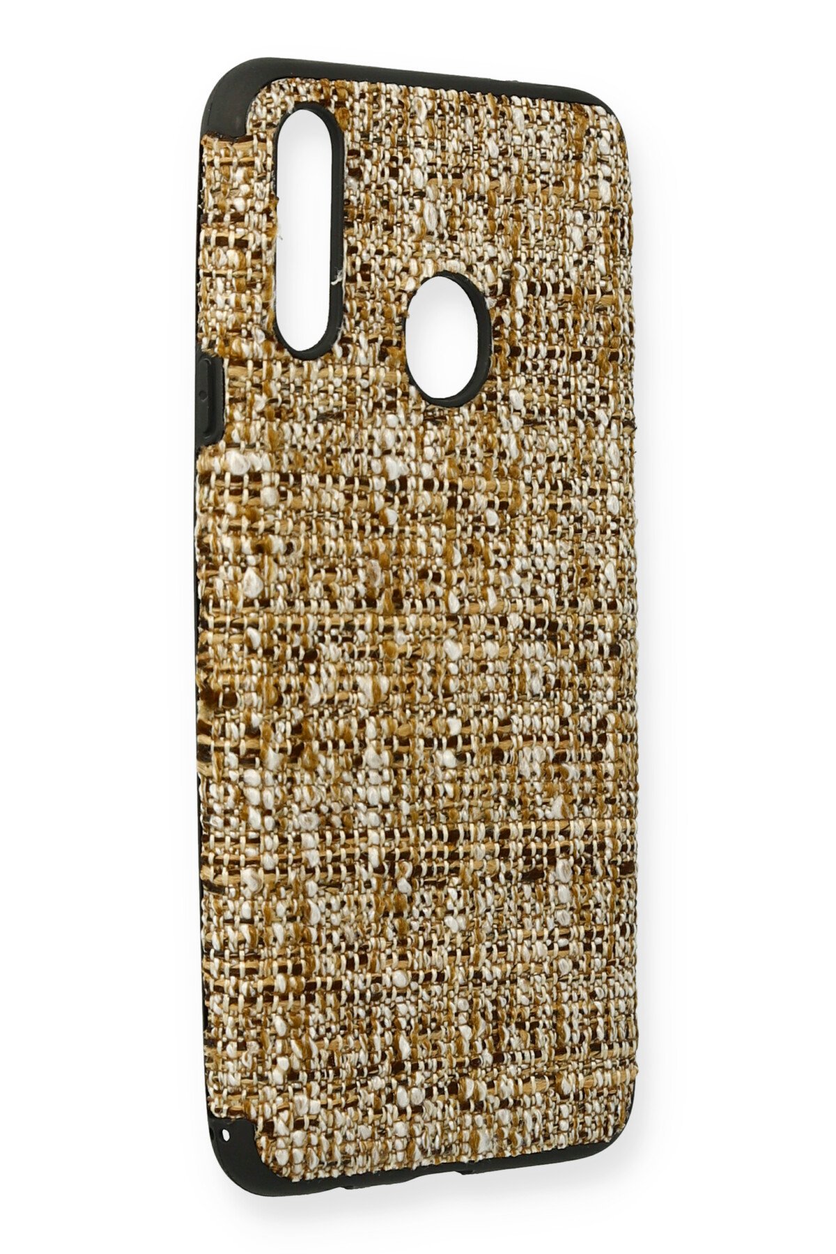 Newface Samsung Galaxy A20S Kılıf Lüx Çift Renkli Silikon - Sarı