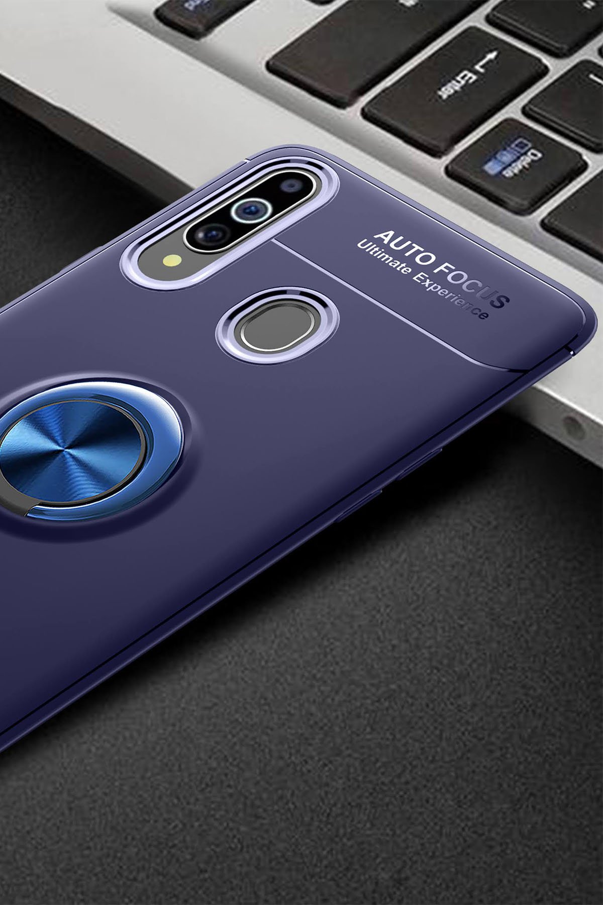 Newface Samsung Galaxy A20S Kılıf Nano içi Kadife Silikon - Gri