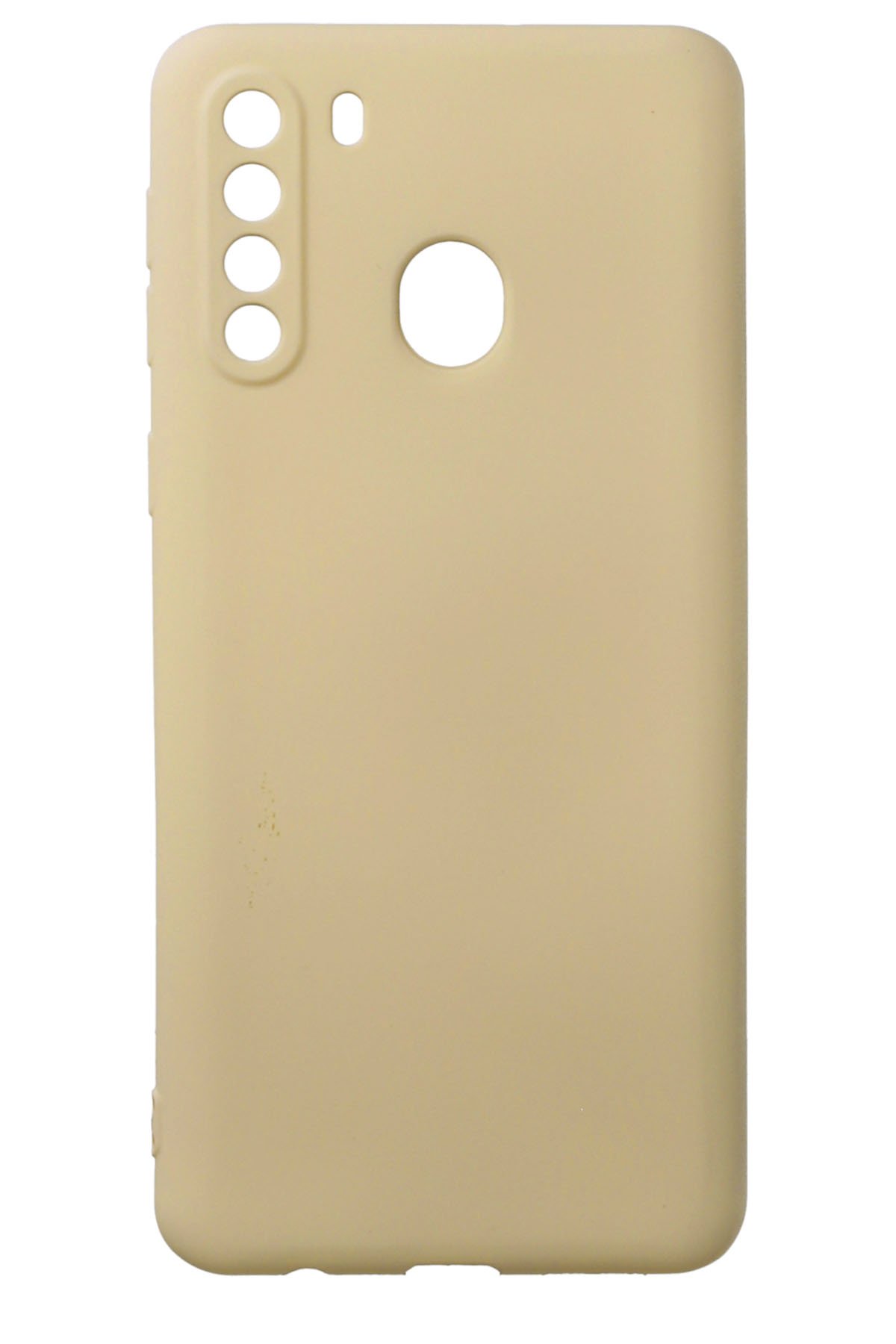 Newface Samsung Galaxy A21 Kılıf Auto Focus Karbon Kapak - Kahverengi