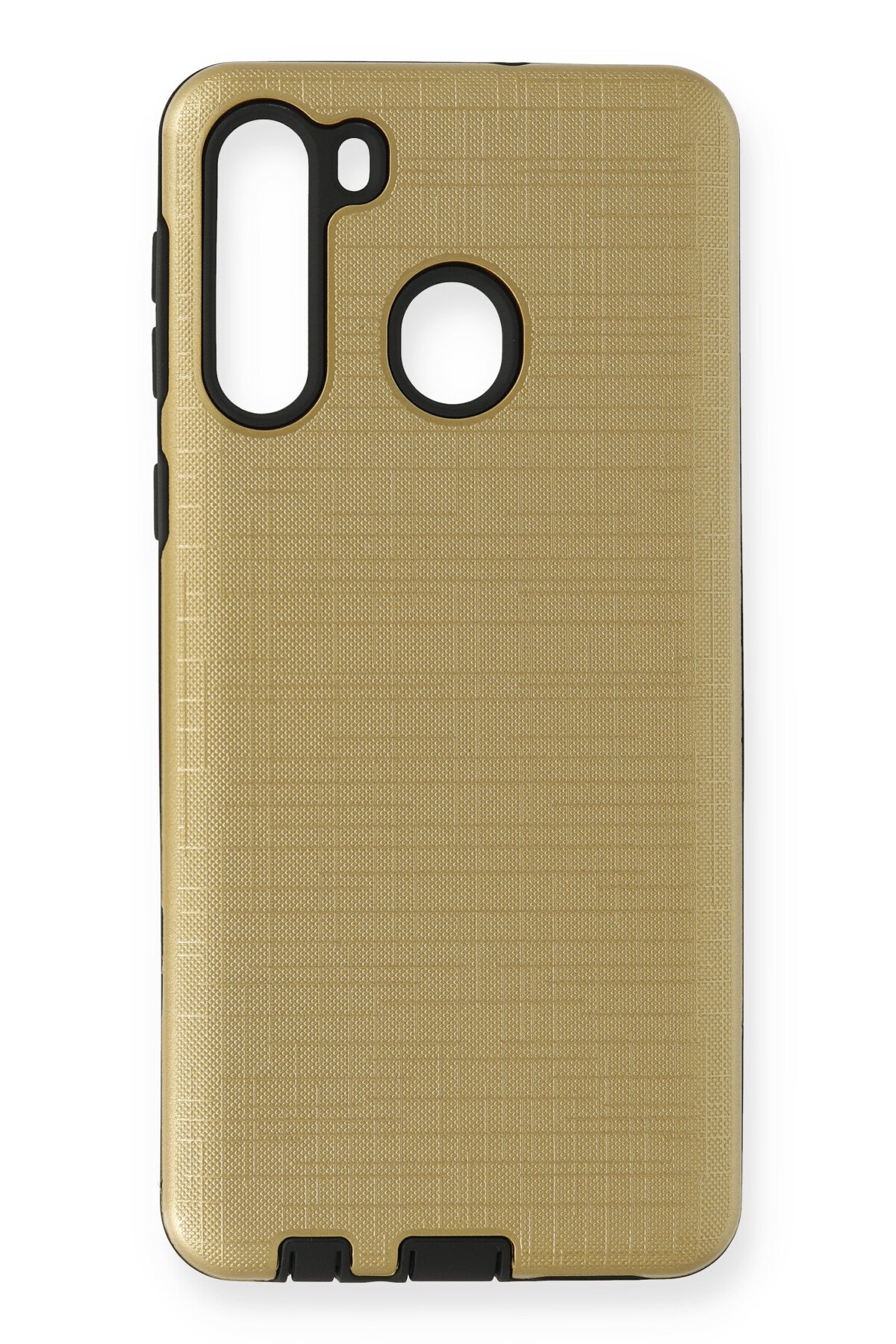 Newface Samsung Galaxy A21 Kılıf First Silikon - Gold