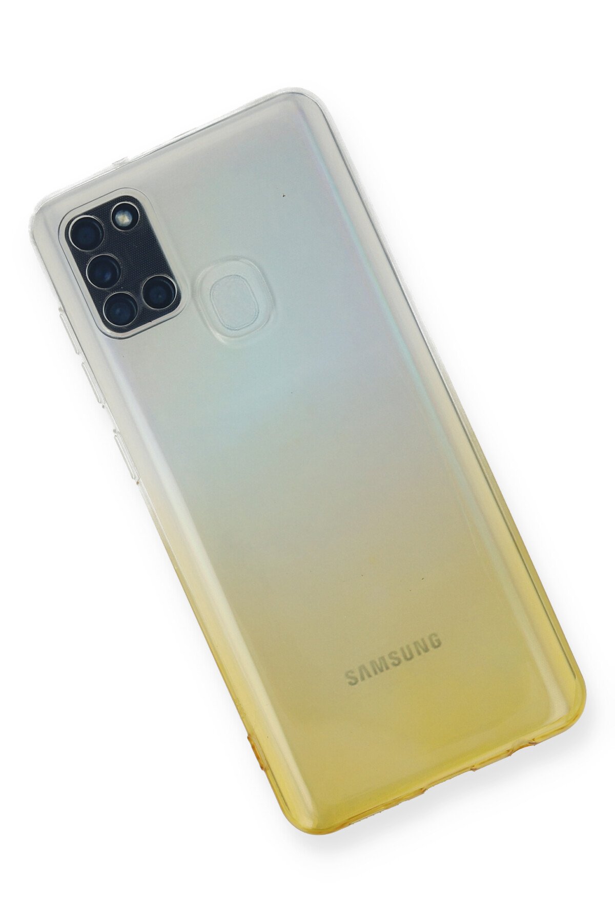 Newface Samsung Galaxy A21S Kılıf Range Yüzüklü Silikon - Kırmızı