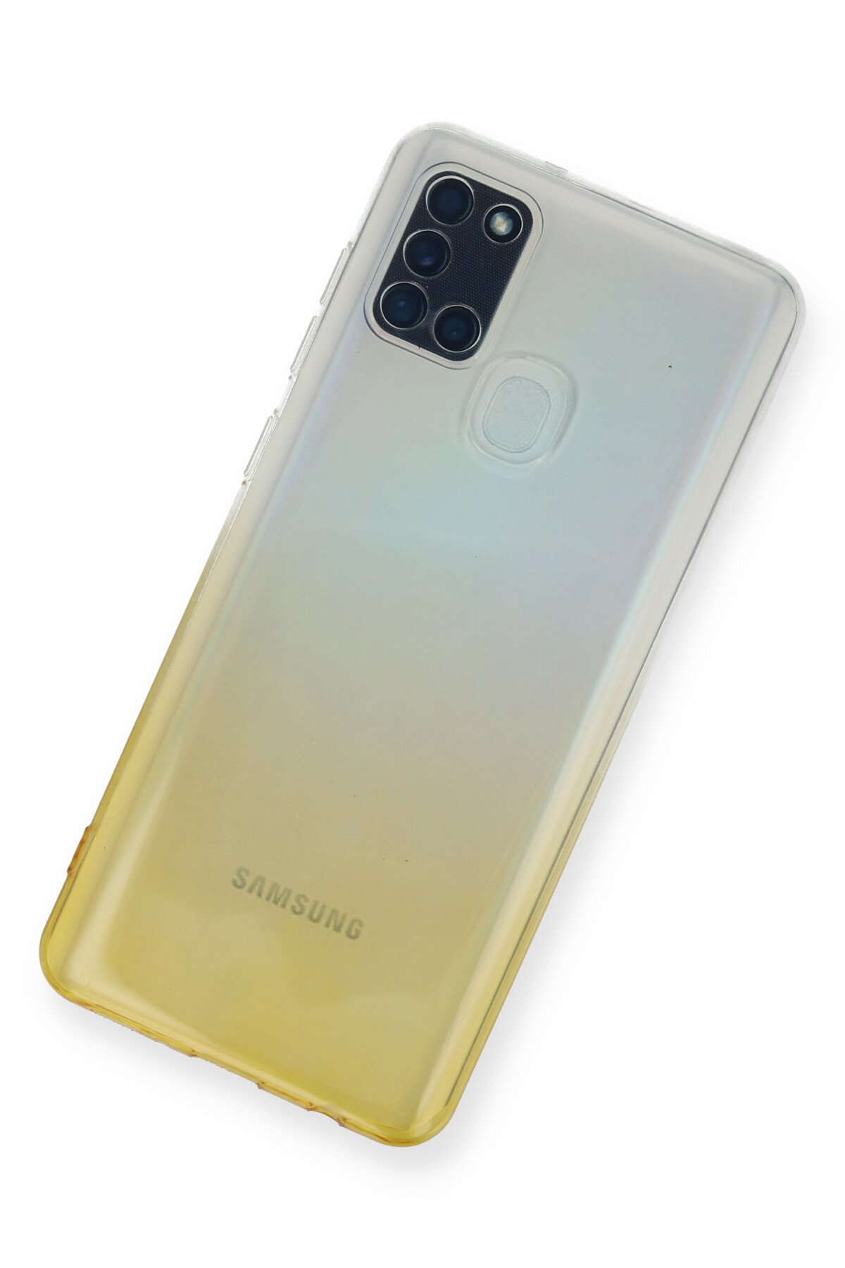 Newface Samsung Galaxy A21S Kılıf Range Yüzüklü Silikon - Kırmızı