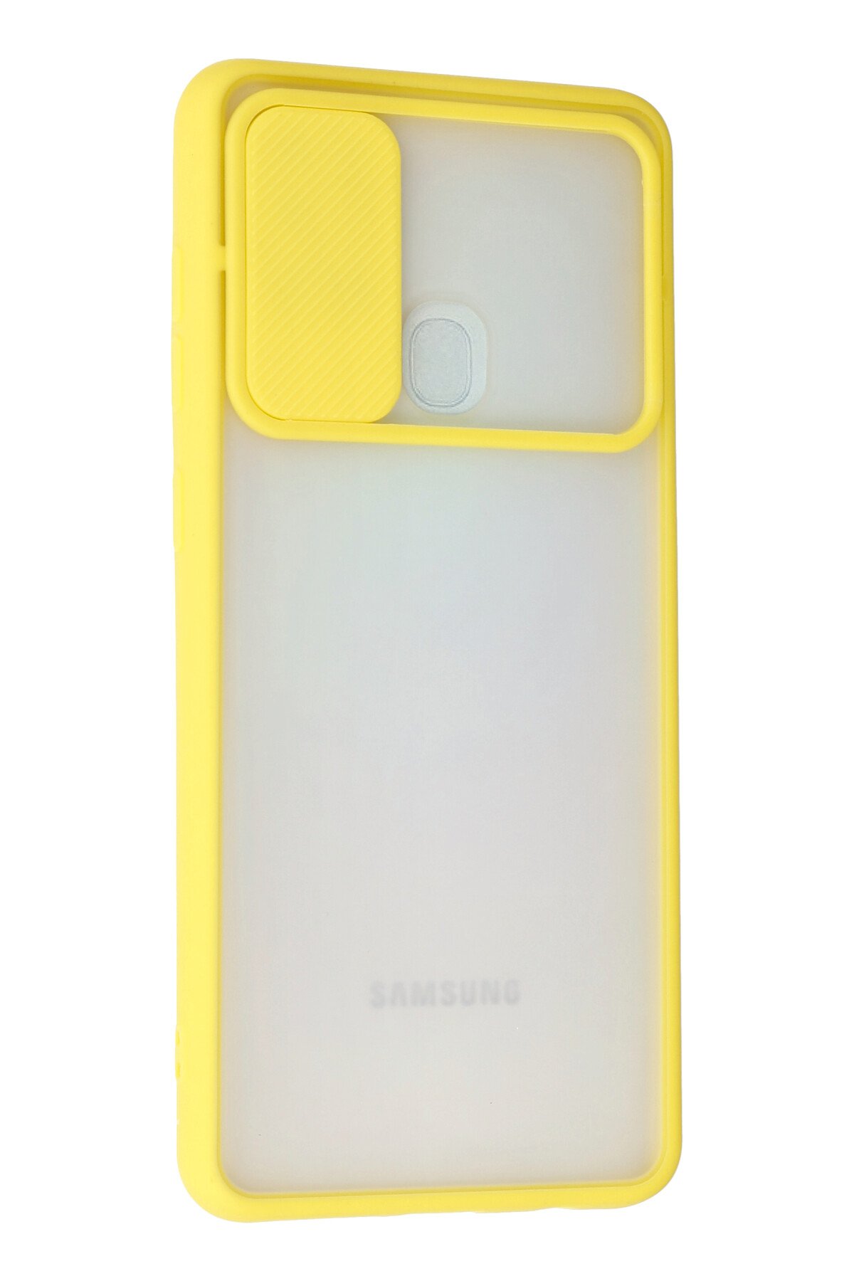 Newface Samsung Galaxy A21S Kılıf Nano içi Kadife  Silikon - Kırmızı