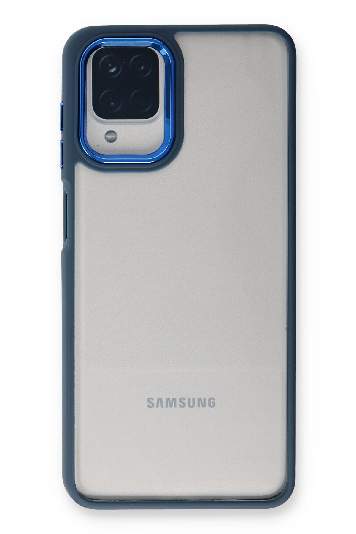 Newface Samsung Galaxy A22 Kılıf Sofya Yüzüklü Silikon Kapak - Rose